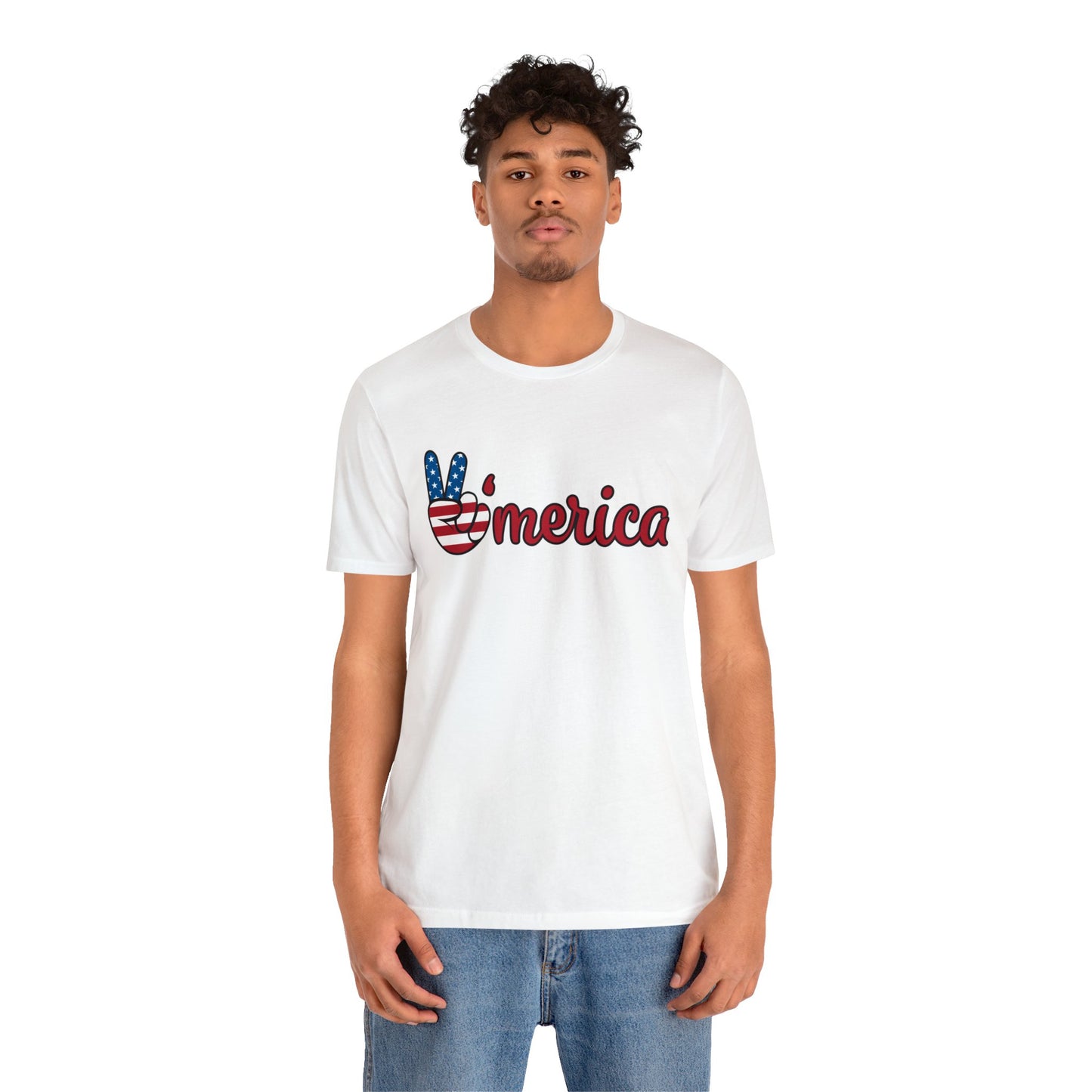 America Unisex Jersey Short Sleeve Tee