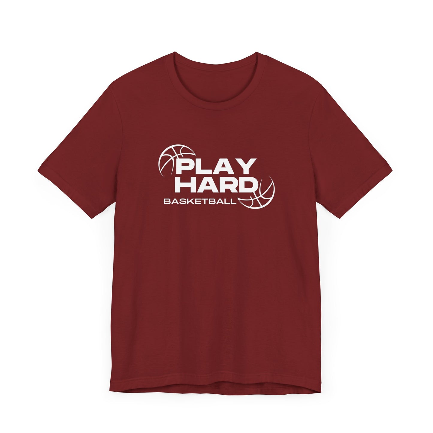 Basketball/ Play Hard Unisex Jersey Short Sleeve Tee