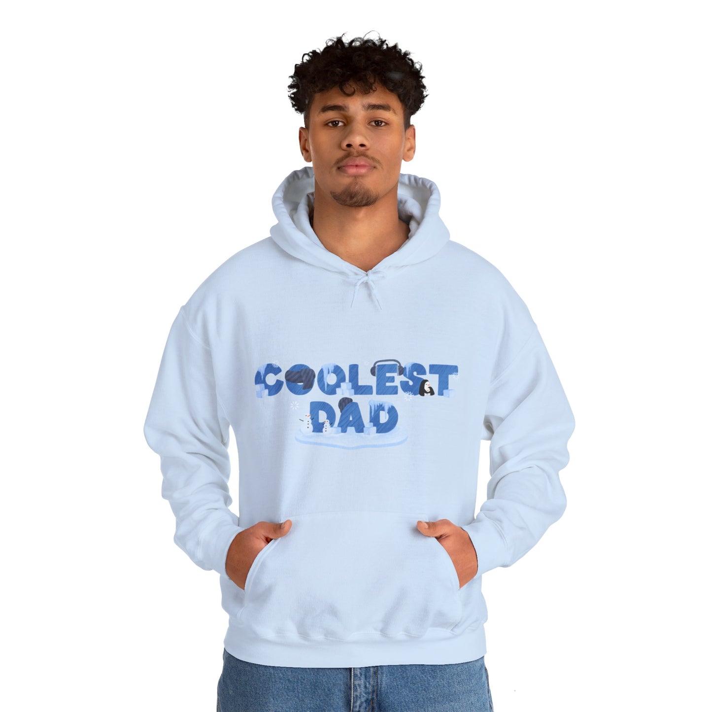 Coolest Dad Unisex Heavy Blend™ Hooded Sweatshirt