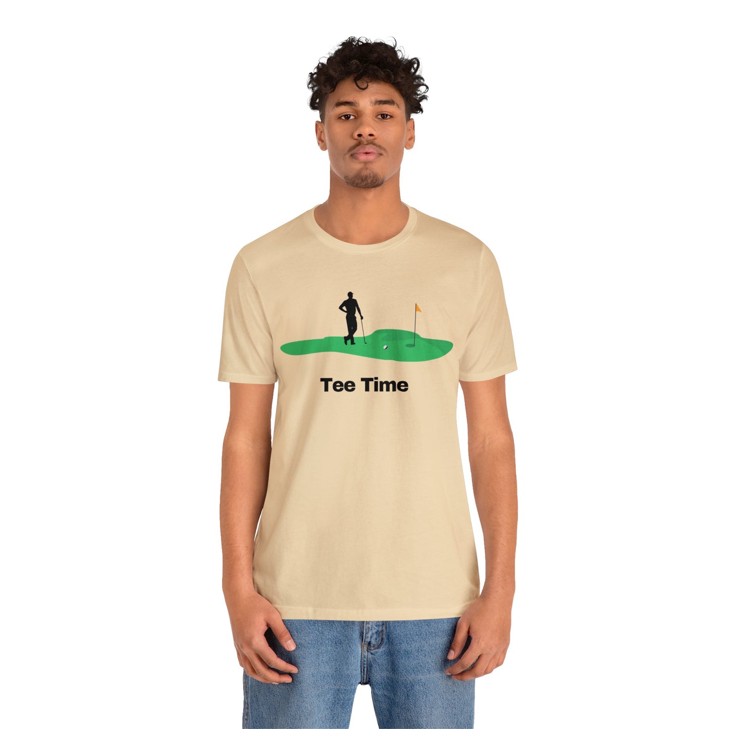 Golf/ Tee Time Unisex Jersey Short Sleeve Tee