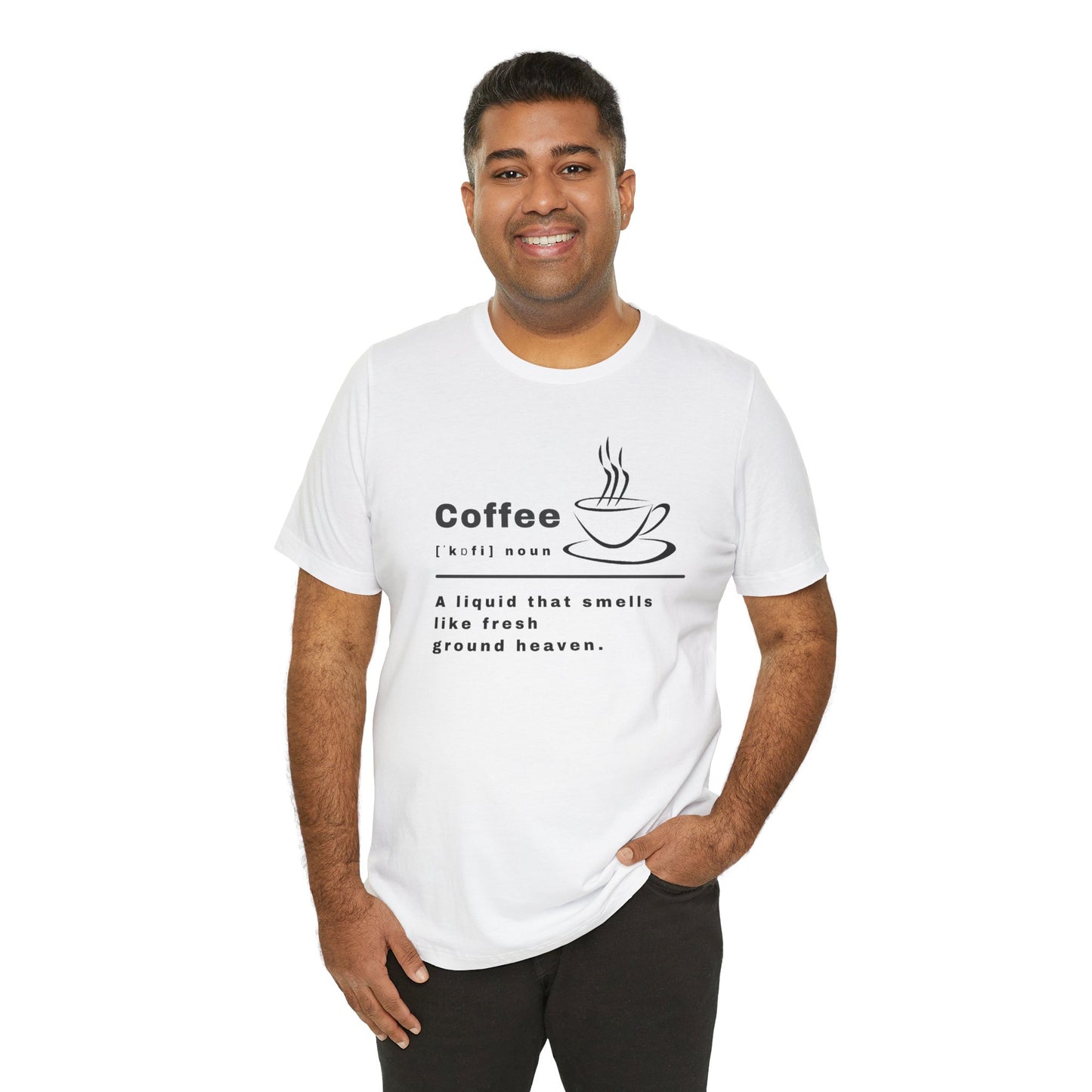 Coffee Unisex Jersey Short Sleeve Tee