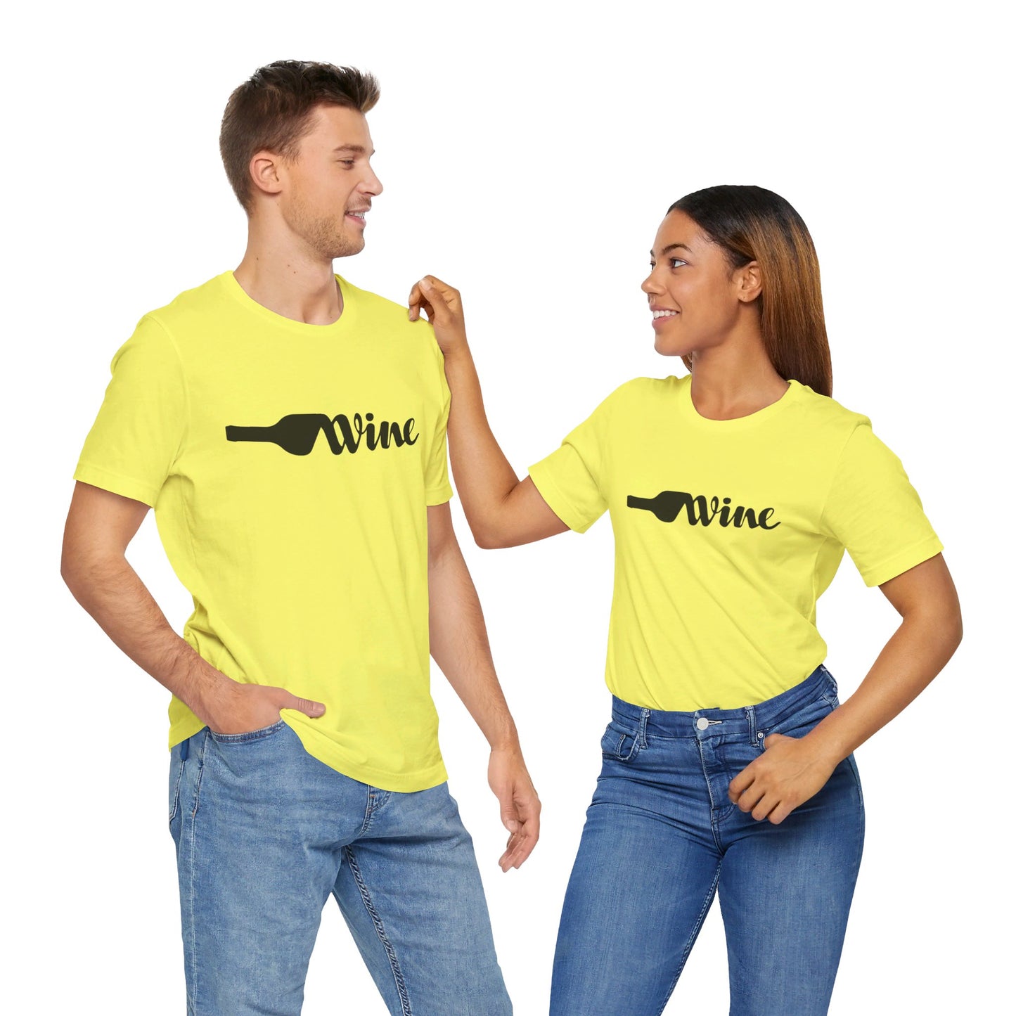 Wine Unisex Jersey Short Sleeve Tee