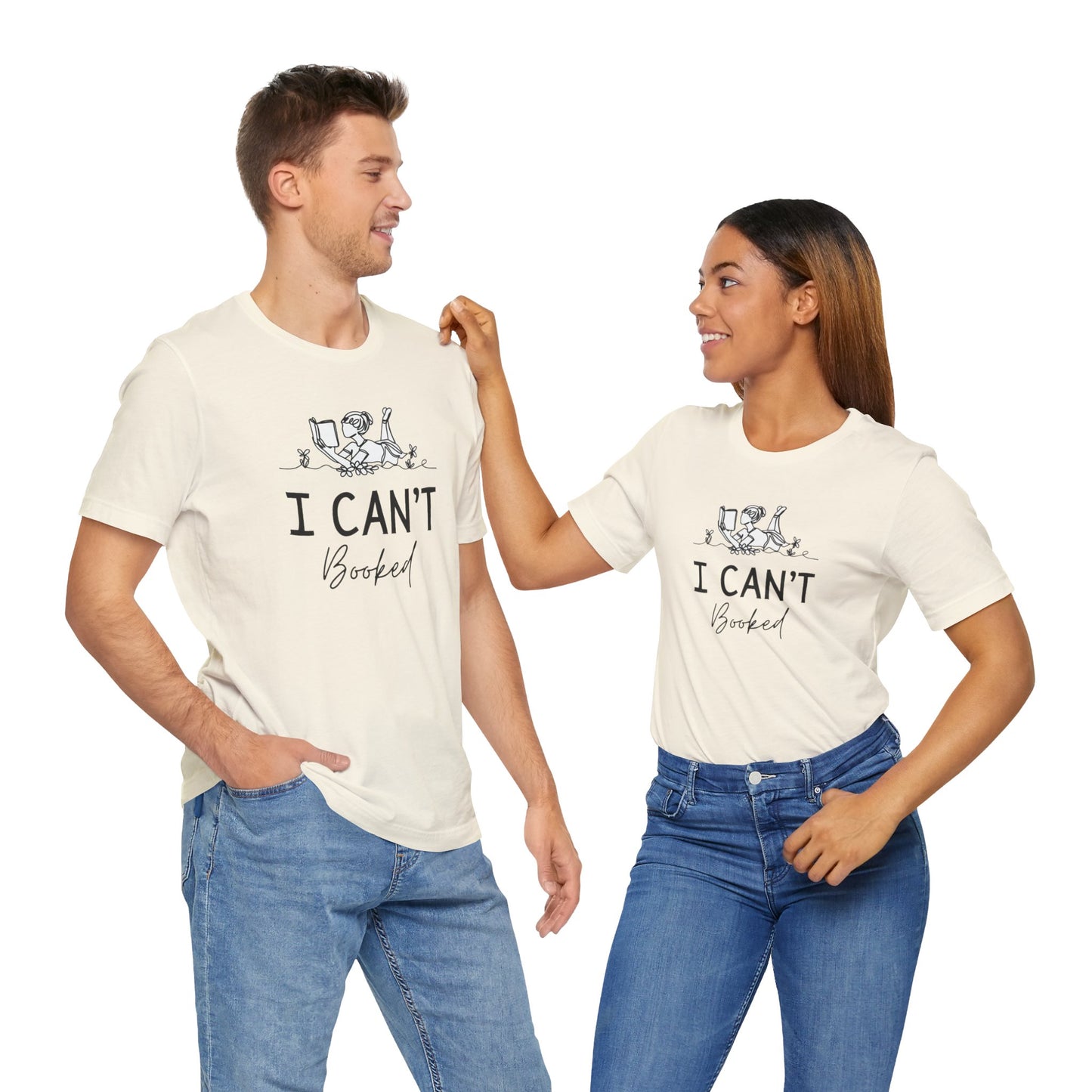 Books/ I Can't I'm Booked Unisex Jersey Short Sleeve Tee