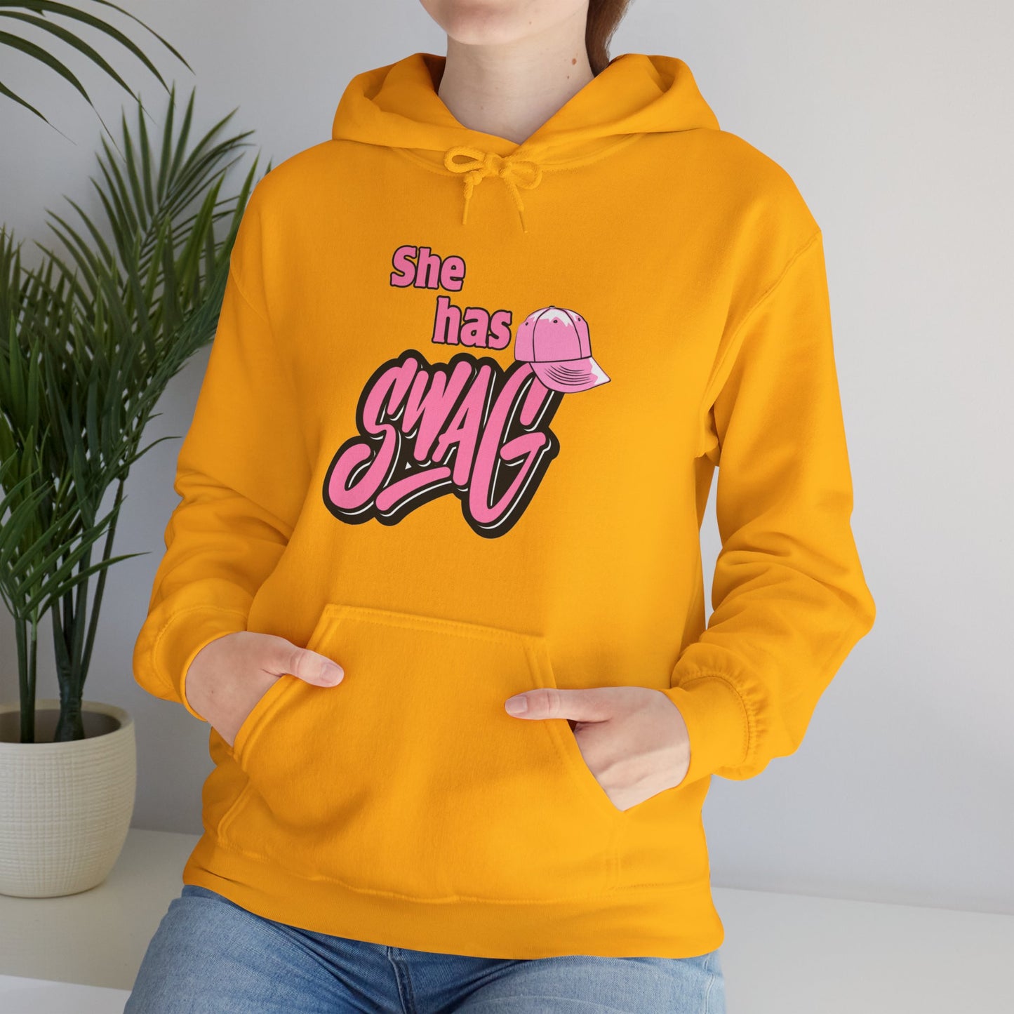 She Has Swag Unisex Heavy Blend™ Hooded Sweatshirt