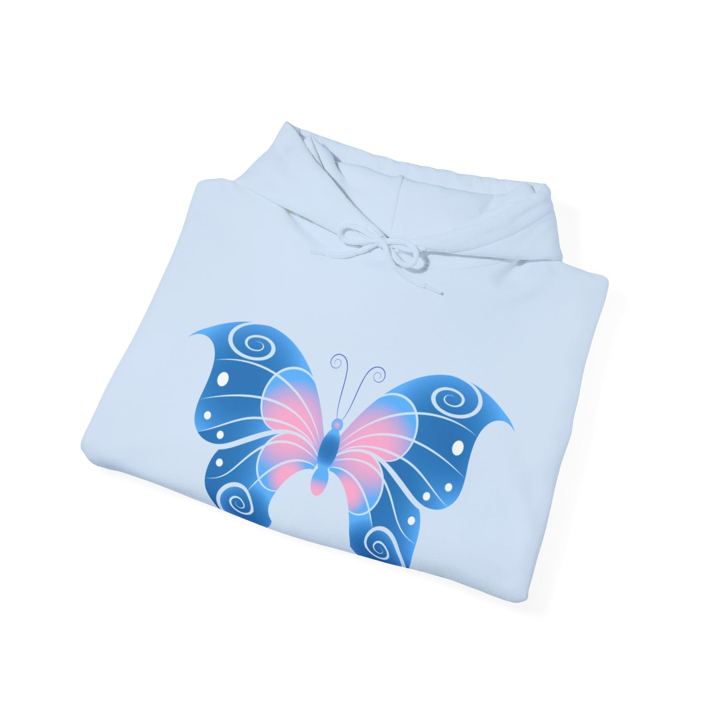 Butterfly Blue Unisex Heavy Blend™ Hooded Sweatshirt