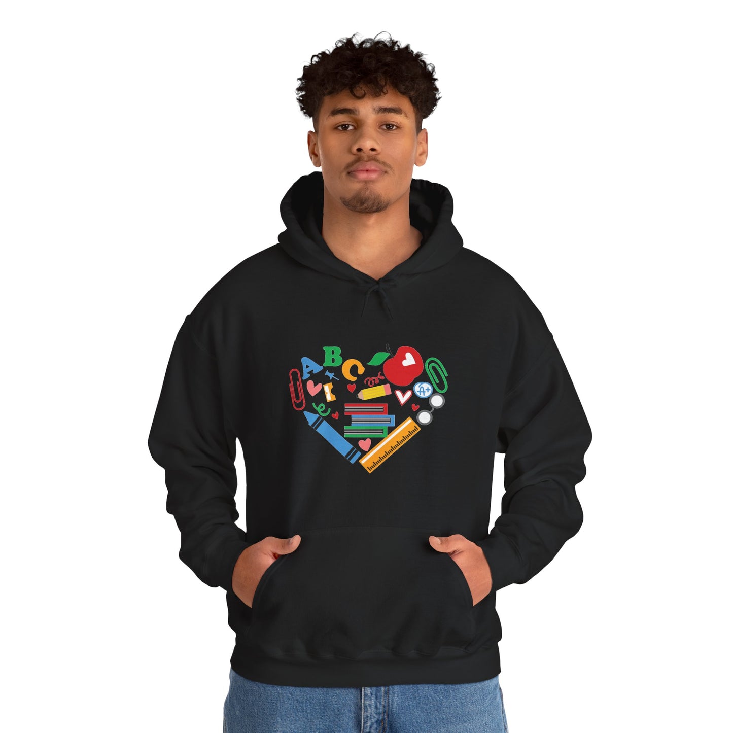 A,B,C, Unisex Heavy Blend™ Hooded Sweatshirt