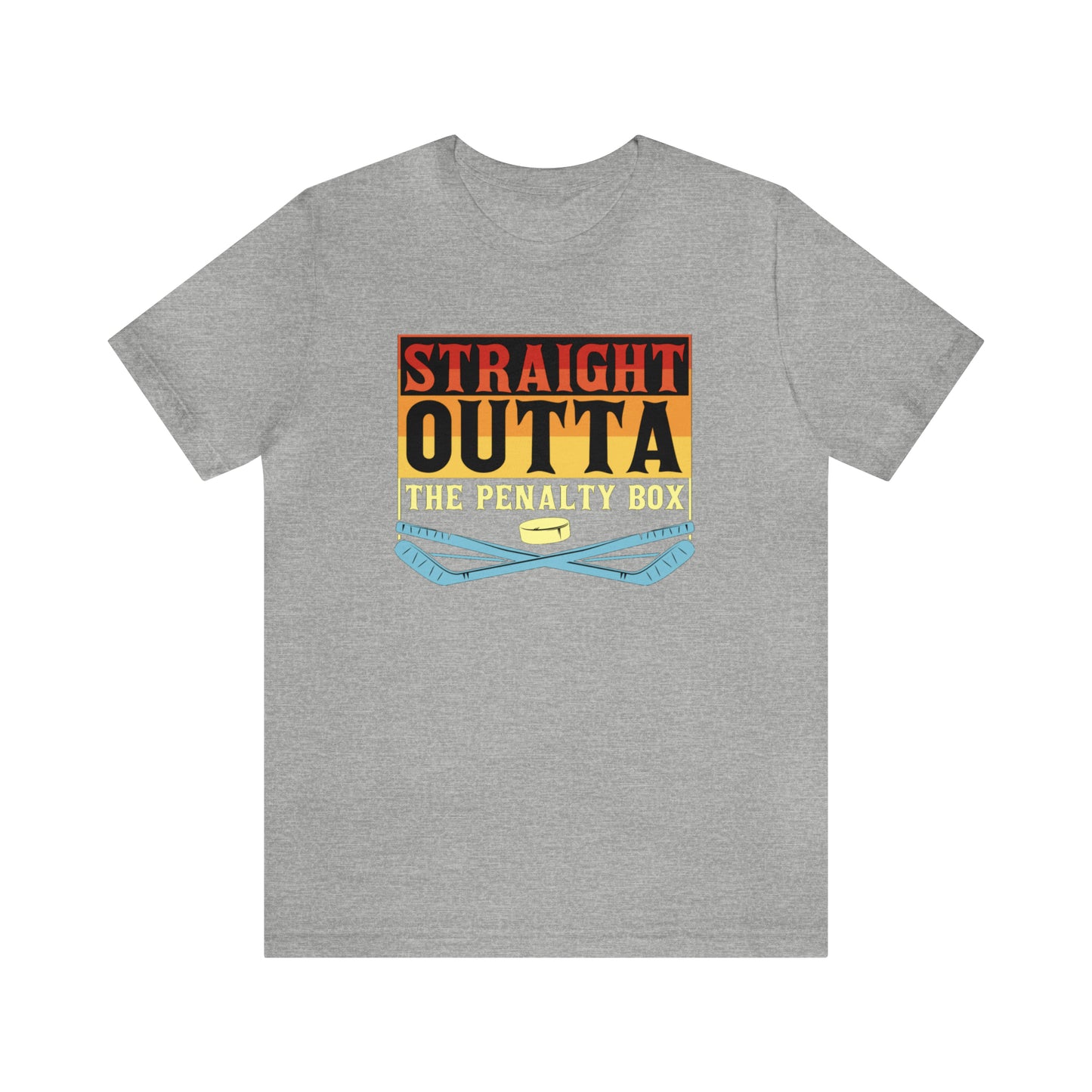 Straight Out The penalty Box Unisex Jersey Short Sleeve Tee