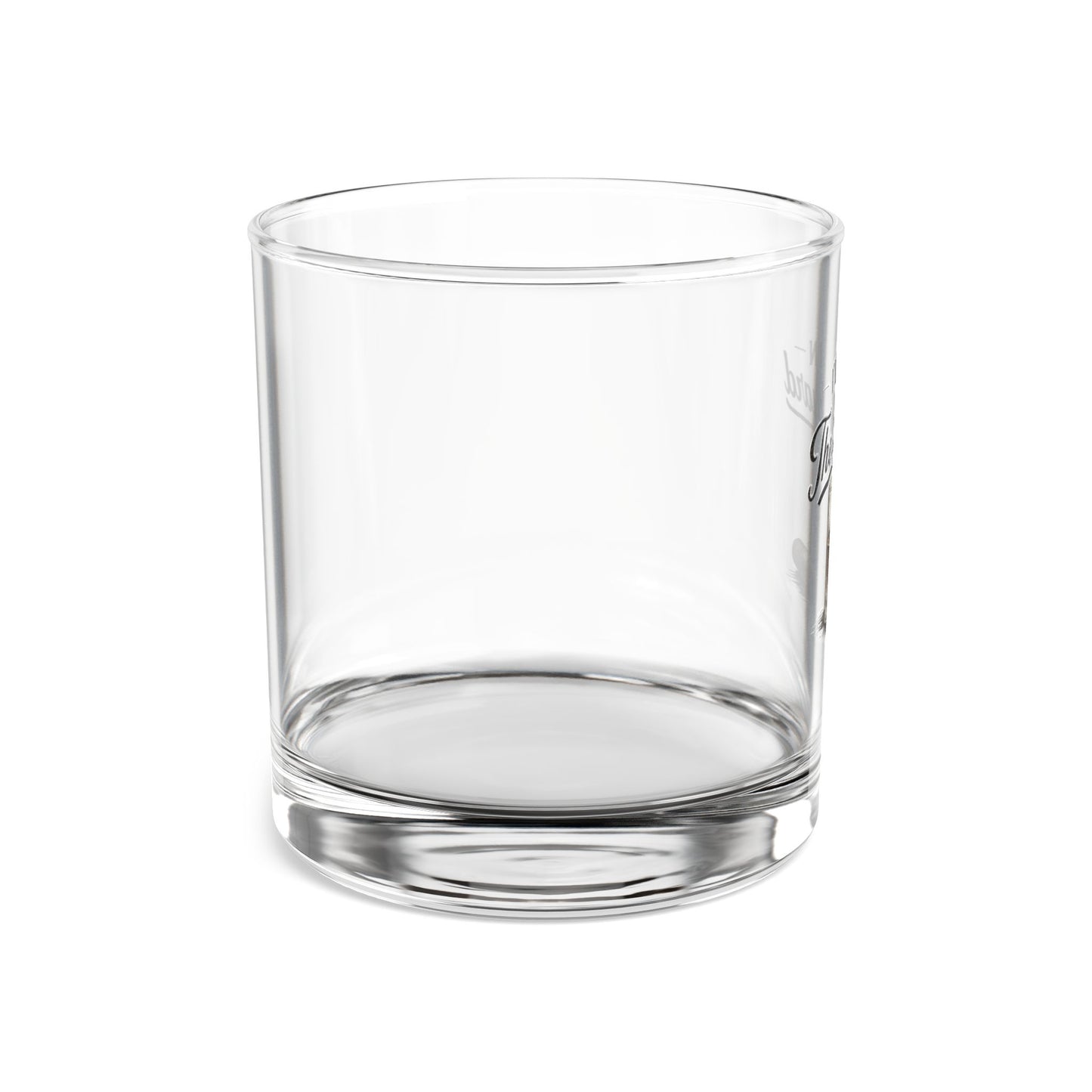Cigar/ I'll Be in The Backyard Rocks Glass, 10oz