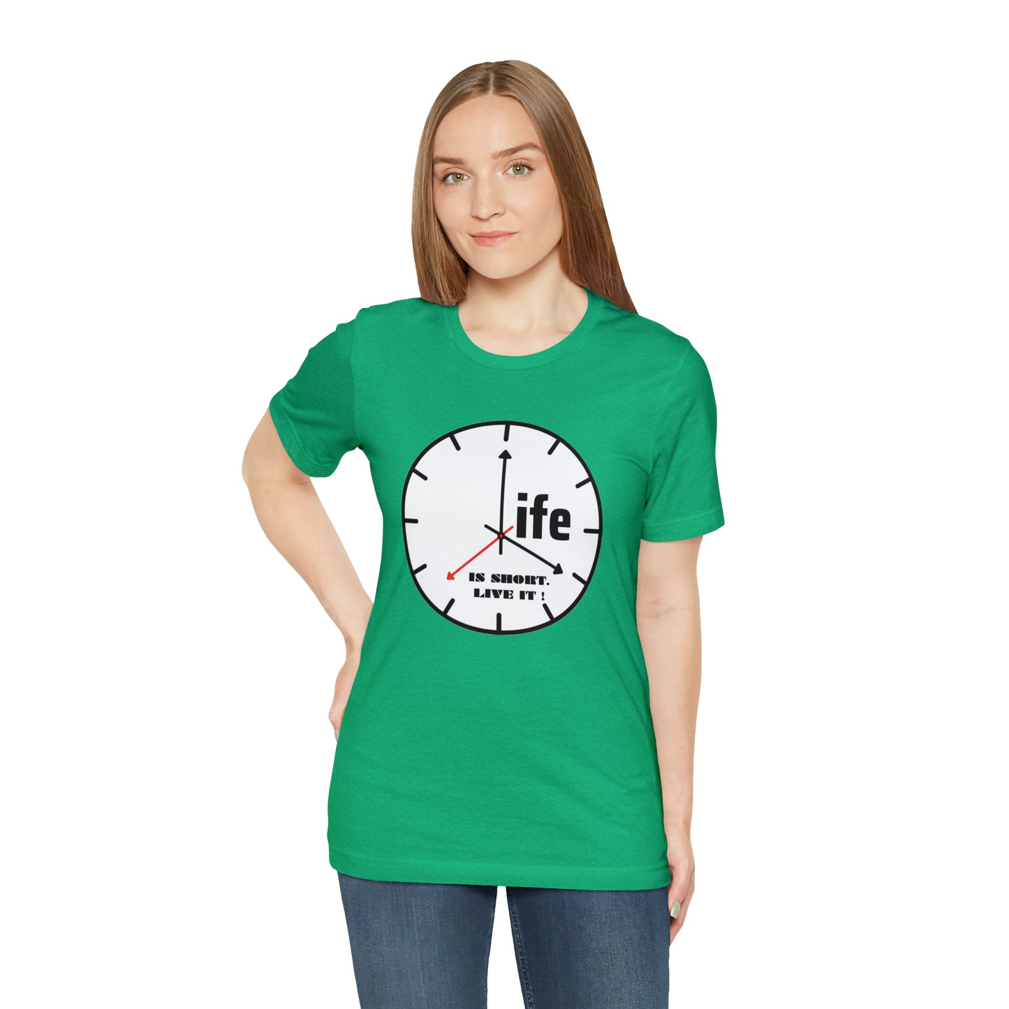 Life is To Short Live It Unisex Jersey Short Sleeve Tee