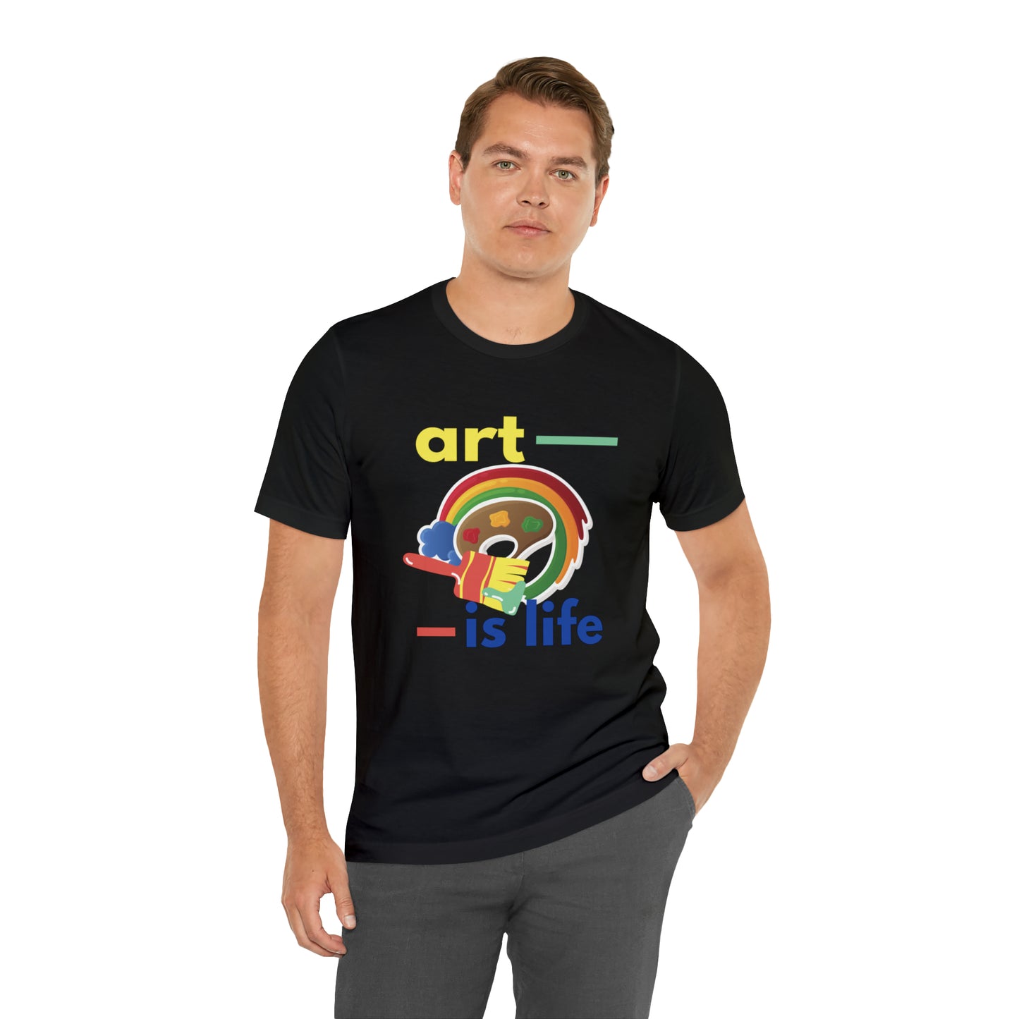 Life Is Art Unisex Jersey Short Sleeve Tee