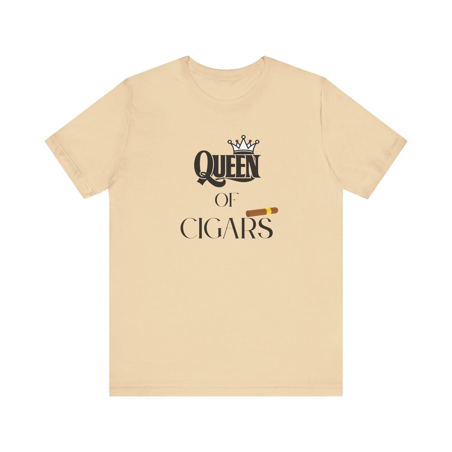 Cigars/ Queen of Cigars Unisex Jersey Short Sleeve Tee