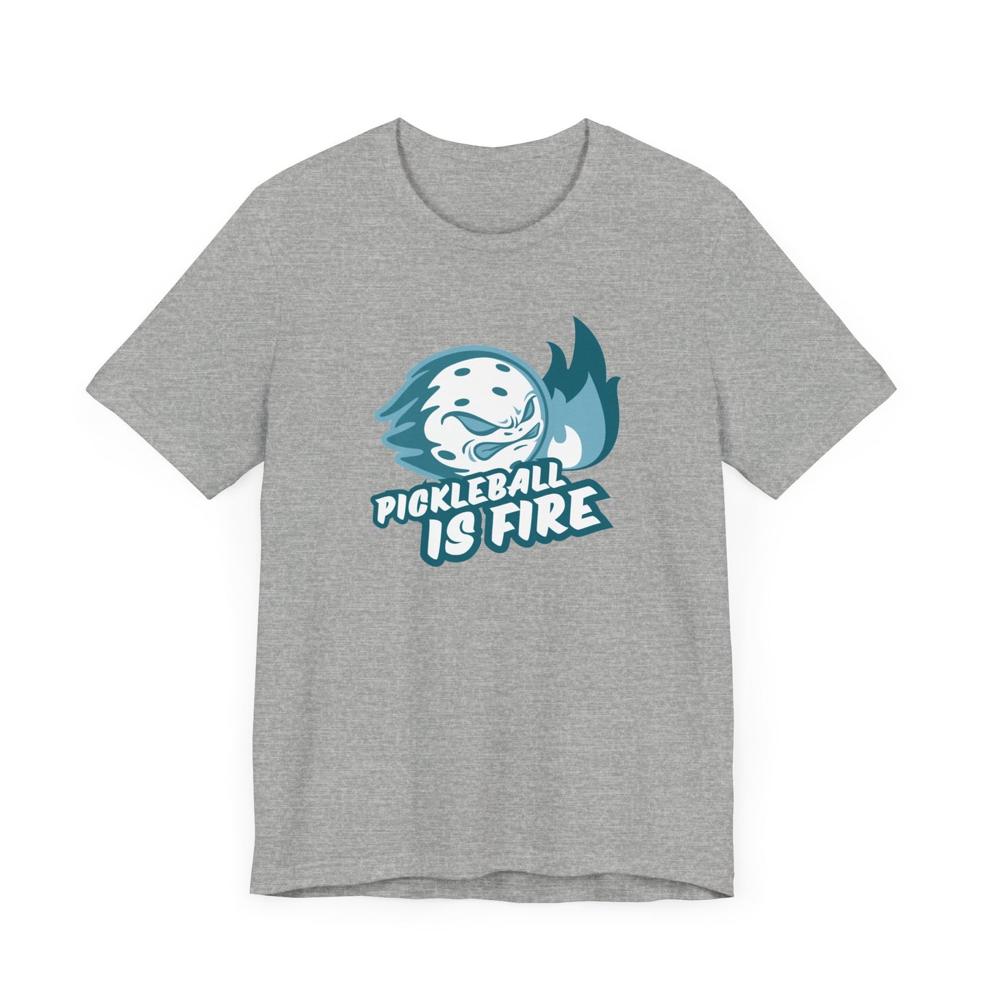 Pickleball Is Fire Unisex Jersey Short Sleeve Tee