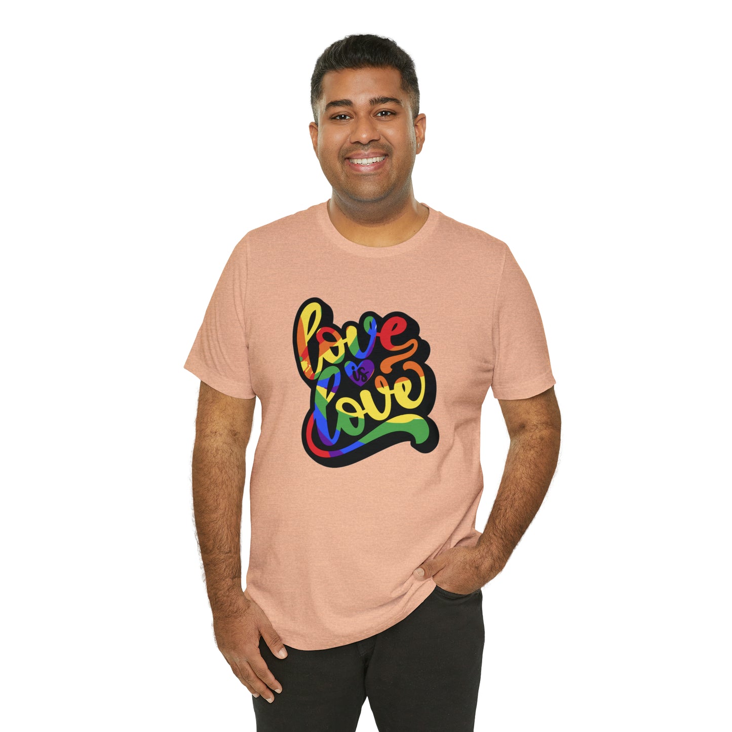 Love Is Love Unisex Jersey Short Sleeve Tee