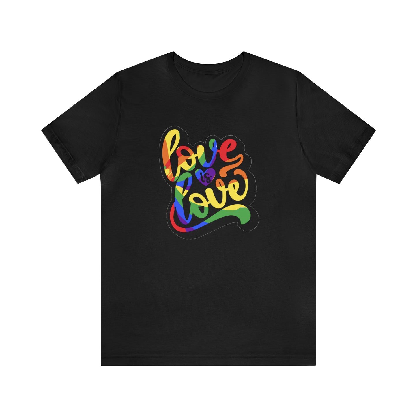 Love Is Love Unisex Jersey Short Sleeve Tee