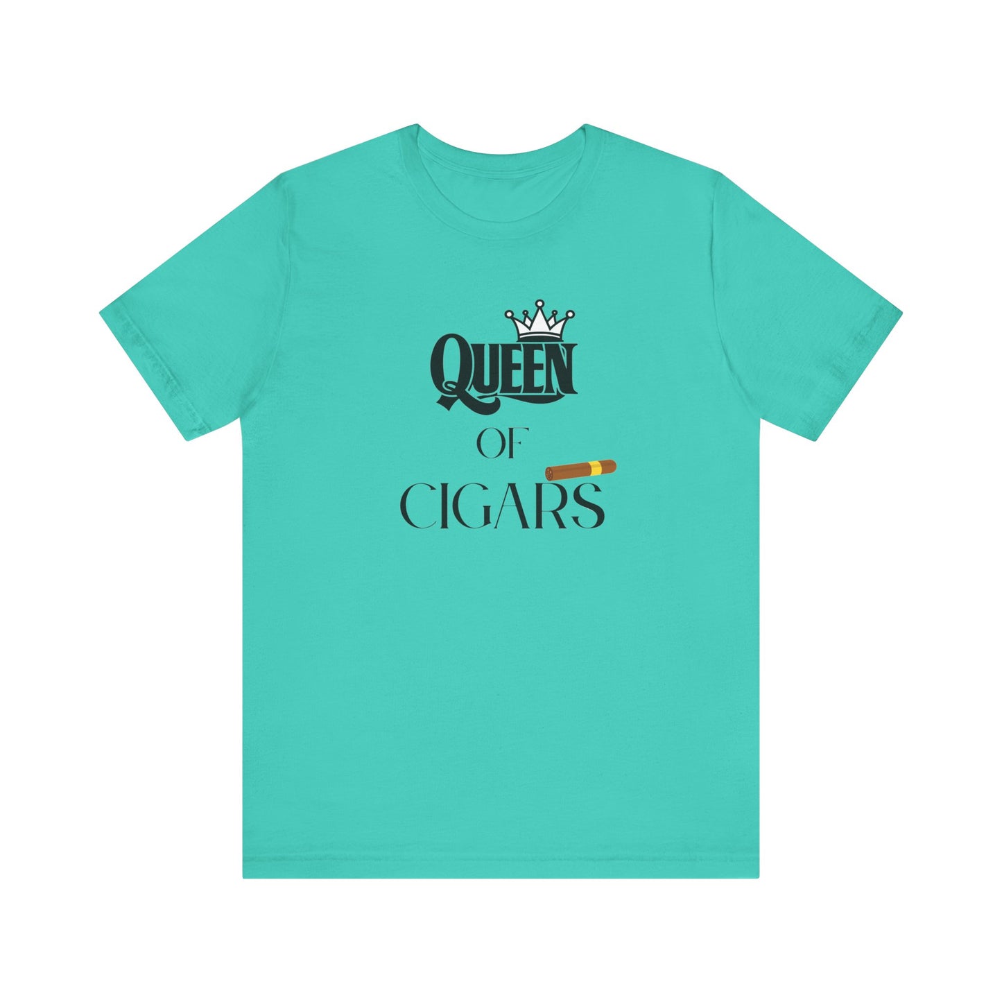 Cigars/ Queen of Cigars Unisex Jersey Short Sleeve Tee