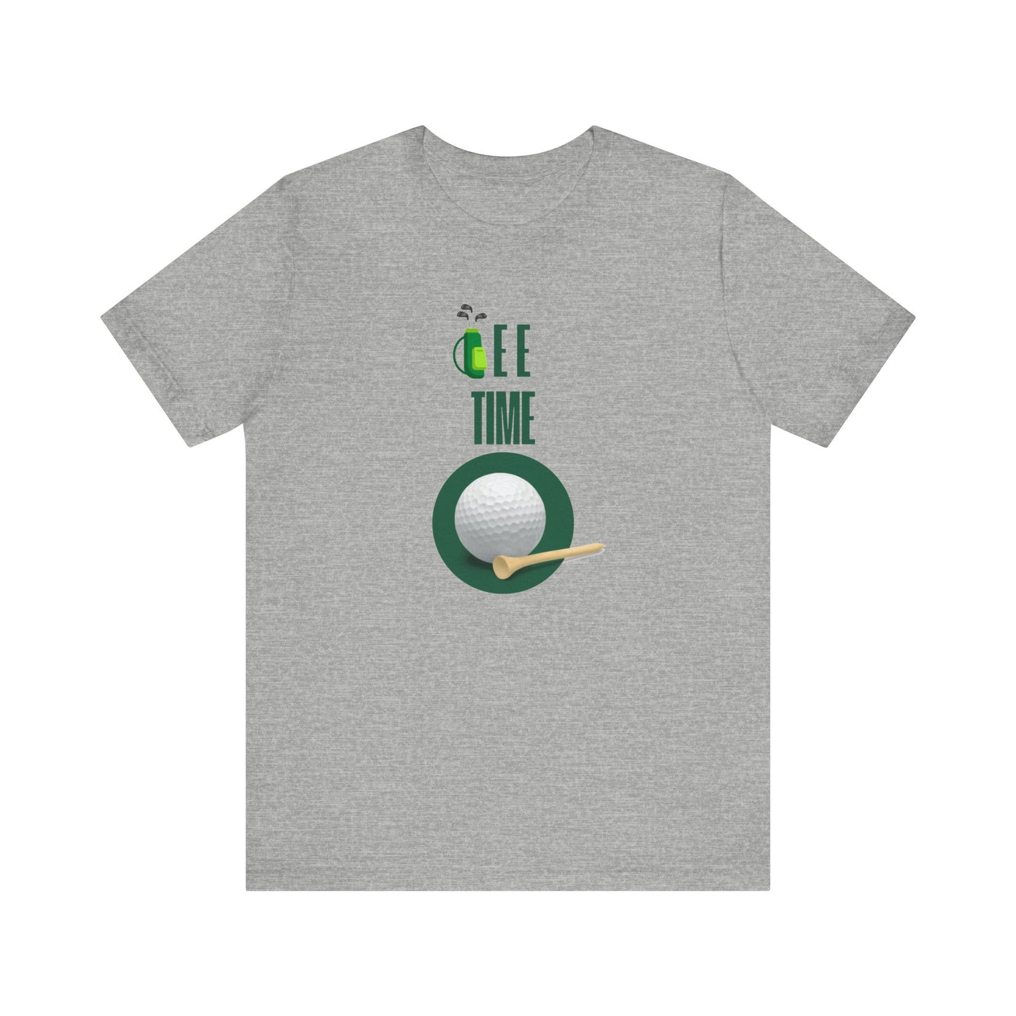 Golf/ Tee Time Unisex Jersey Short Sleeve Tee