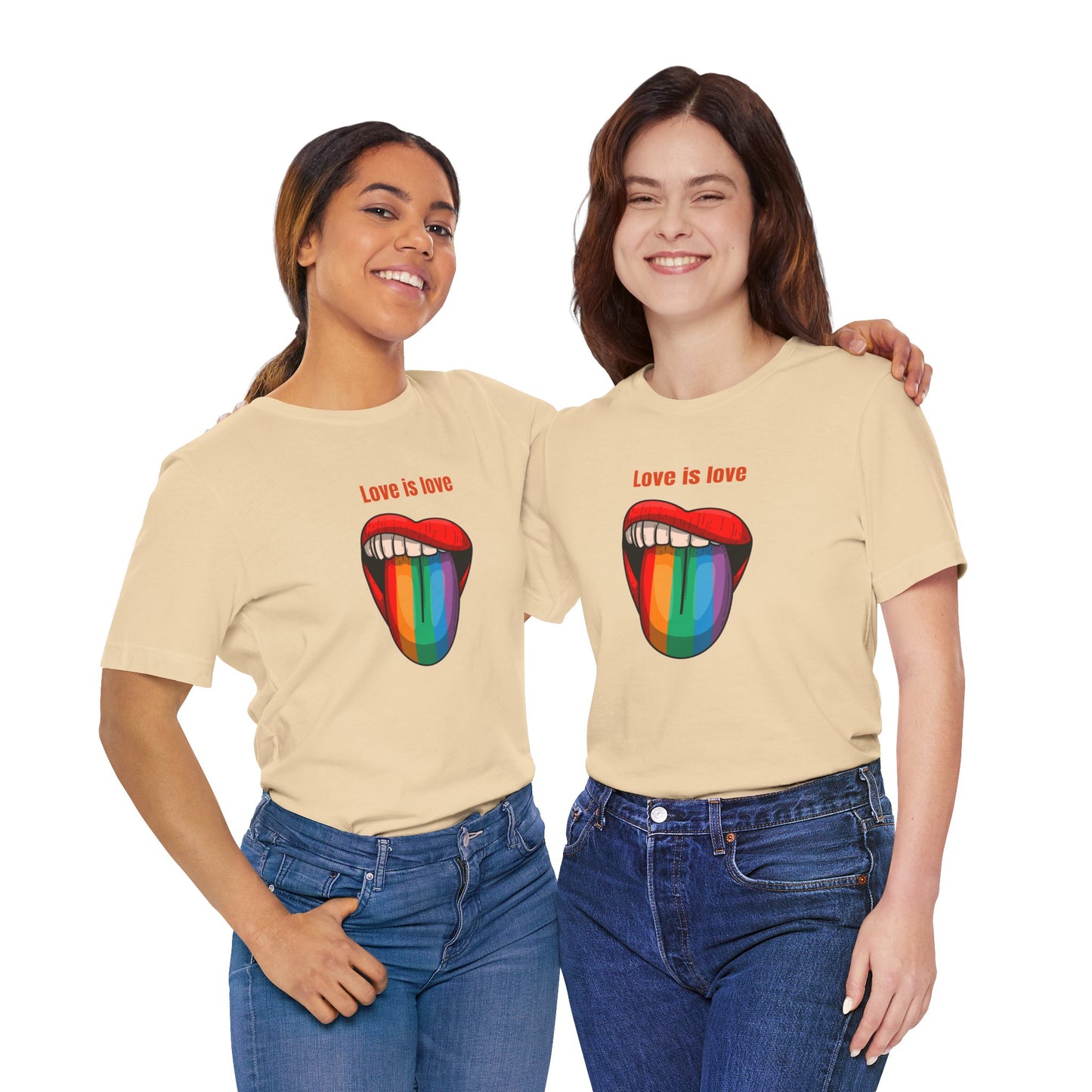 Love Is Love Unisex Jersey Short Sleeve Tee