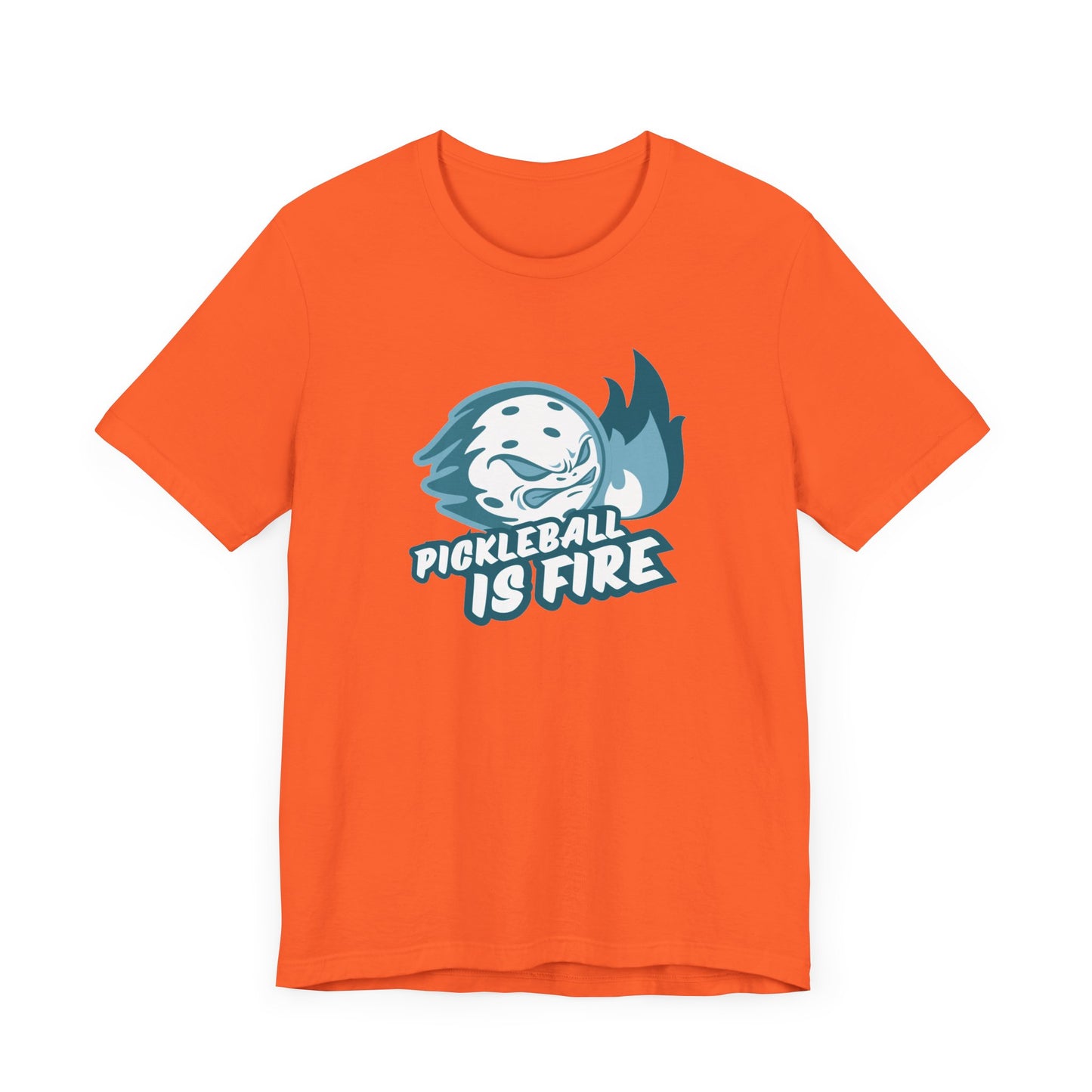 Pickleball Is Fire Unisex Jersey Short Sleeve Tee