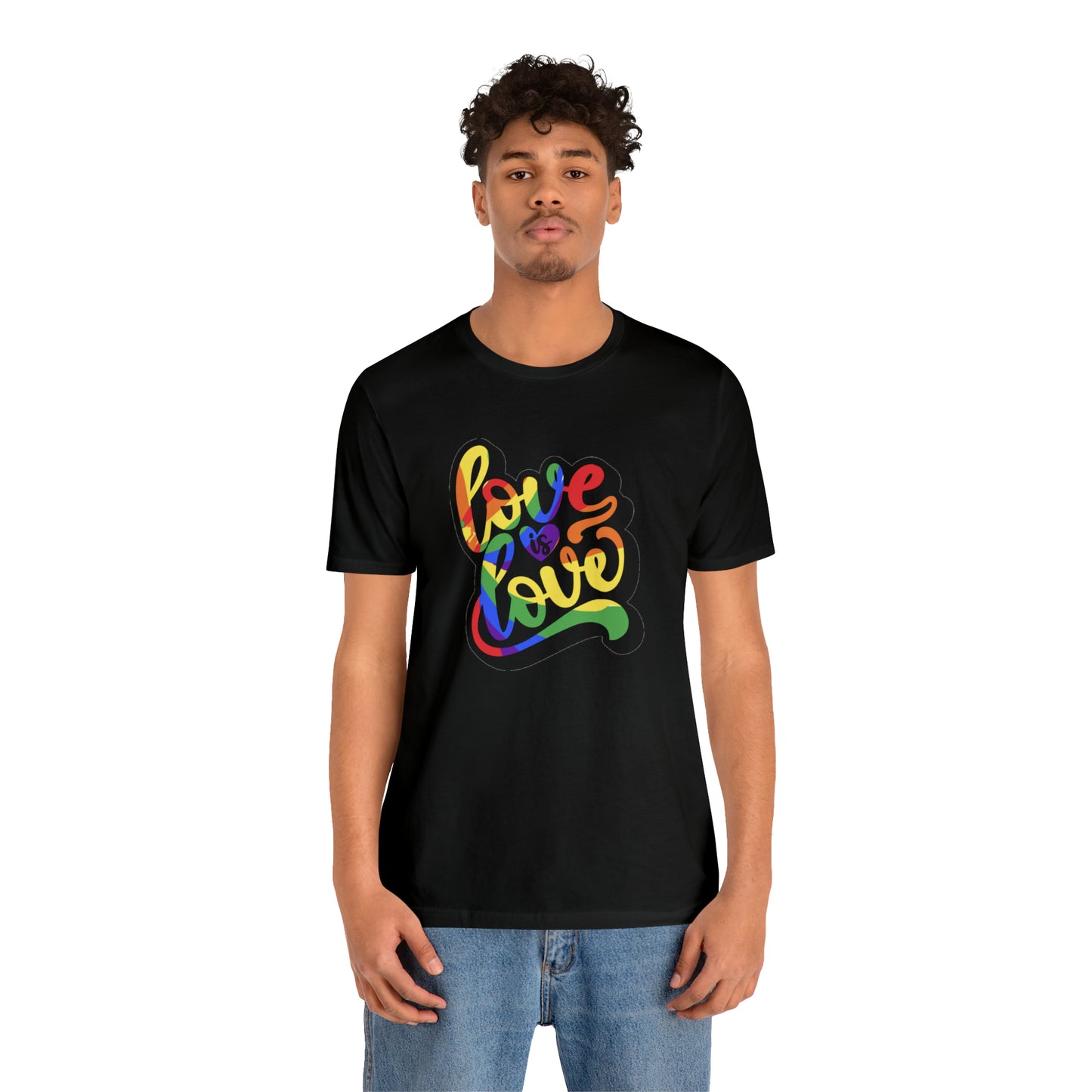 Love Is Love Unisex Jersey Short Sleeve Tee