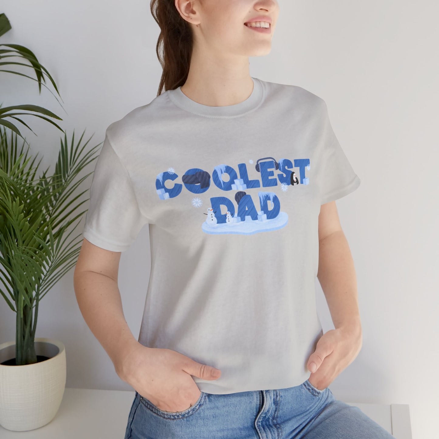 Dad/ Coolest Dad Unisex Jersey Short Sleeve Tee