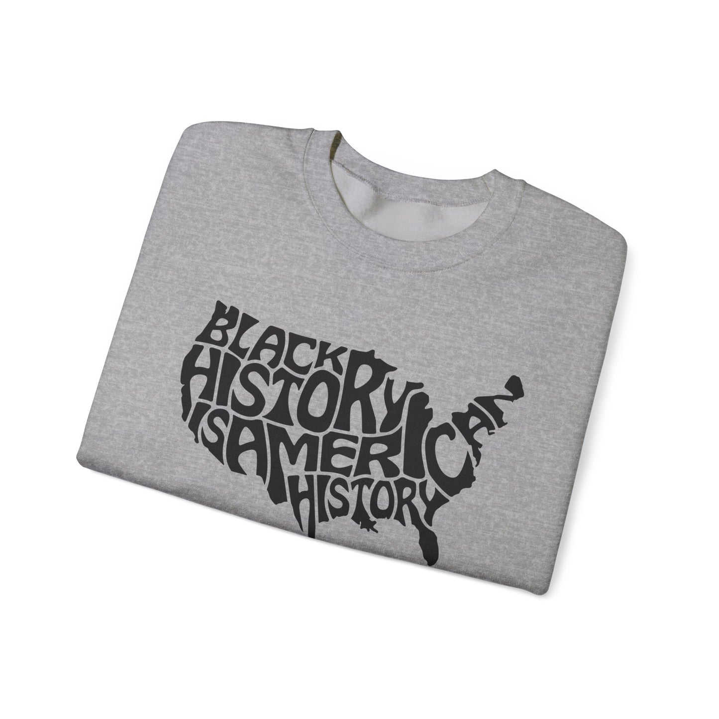 Black History Unisex Heavy Blend™ Crewneck Sweatshirt
