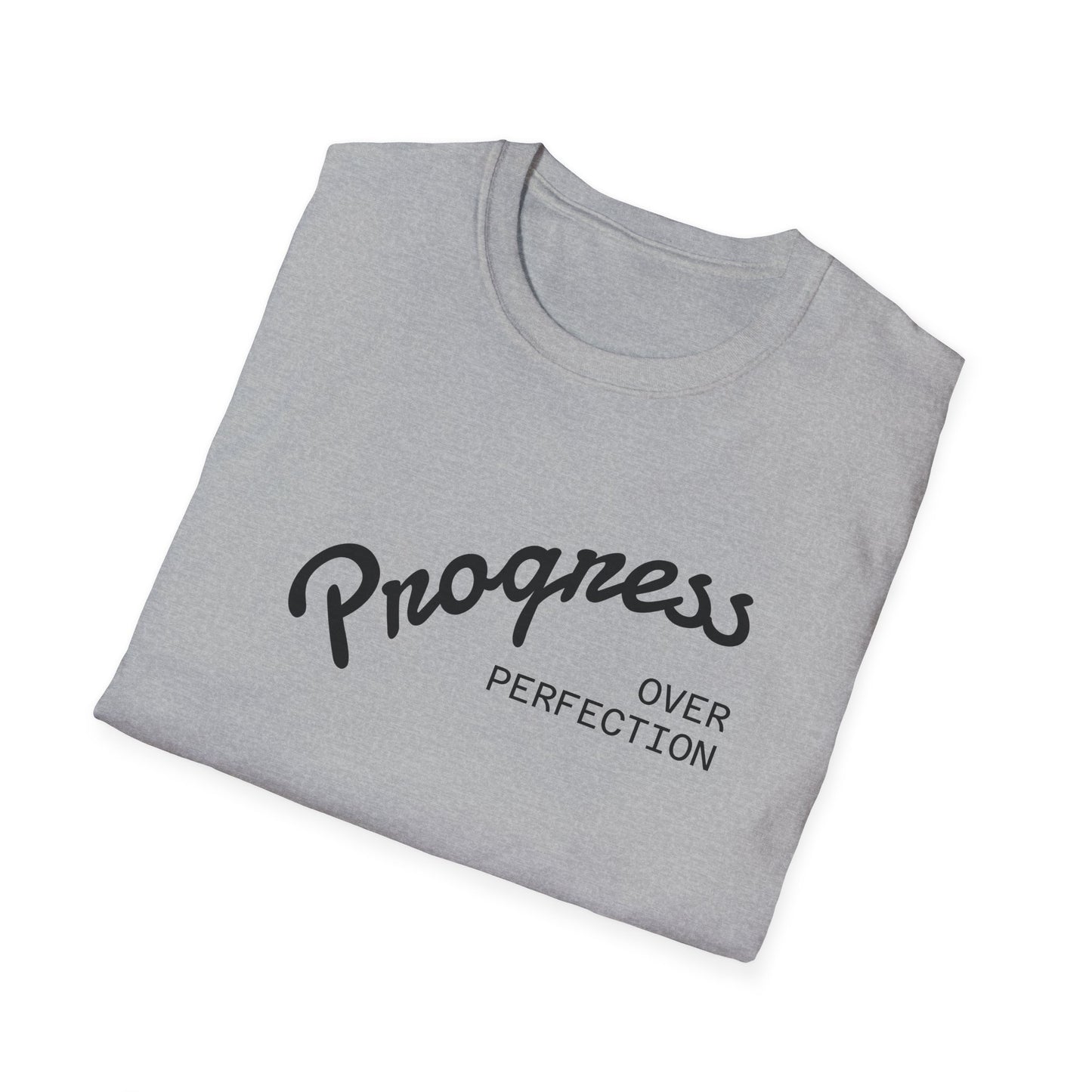 Progress Over Perfection Unisex Softstyle T-Shirt