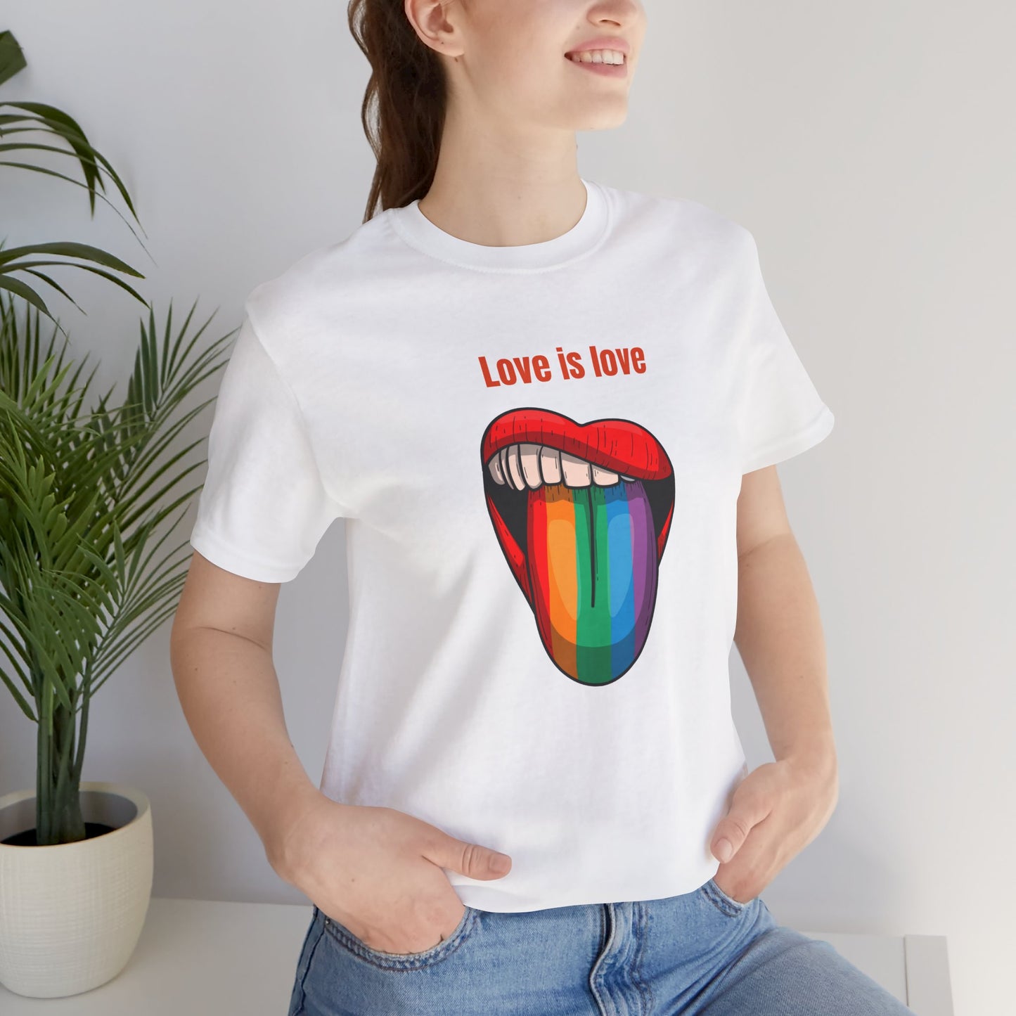 Love Is Love Unisex Jersey Short Sleeve Tee
