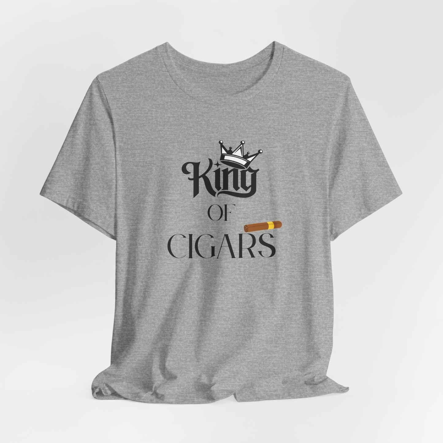 Cigars/ King of Cigars Unisex Jersey Short Sleeve Tee