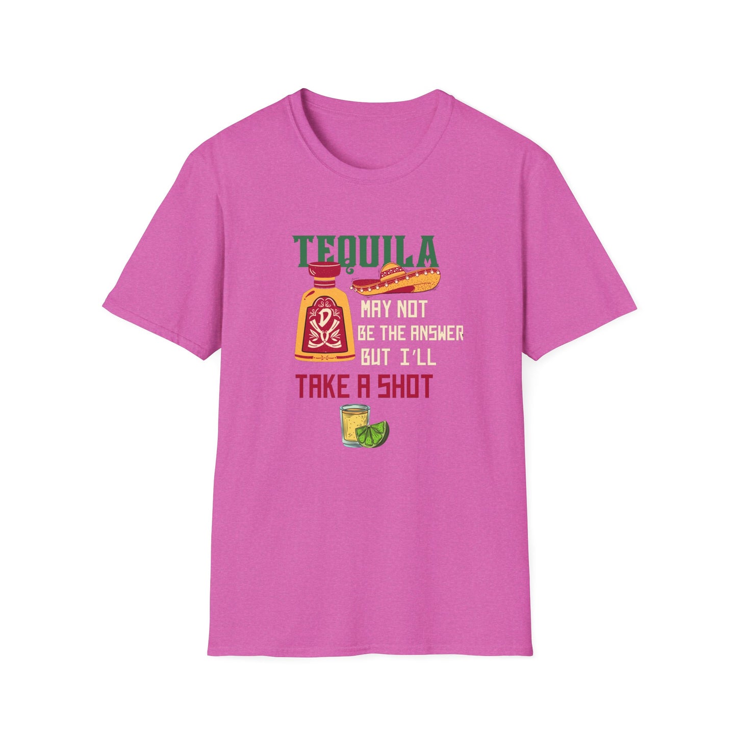Tequila Take a Shot Unisex Softstyle T-Shirt