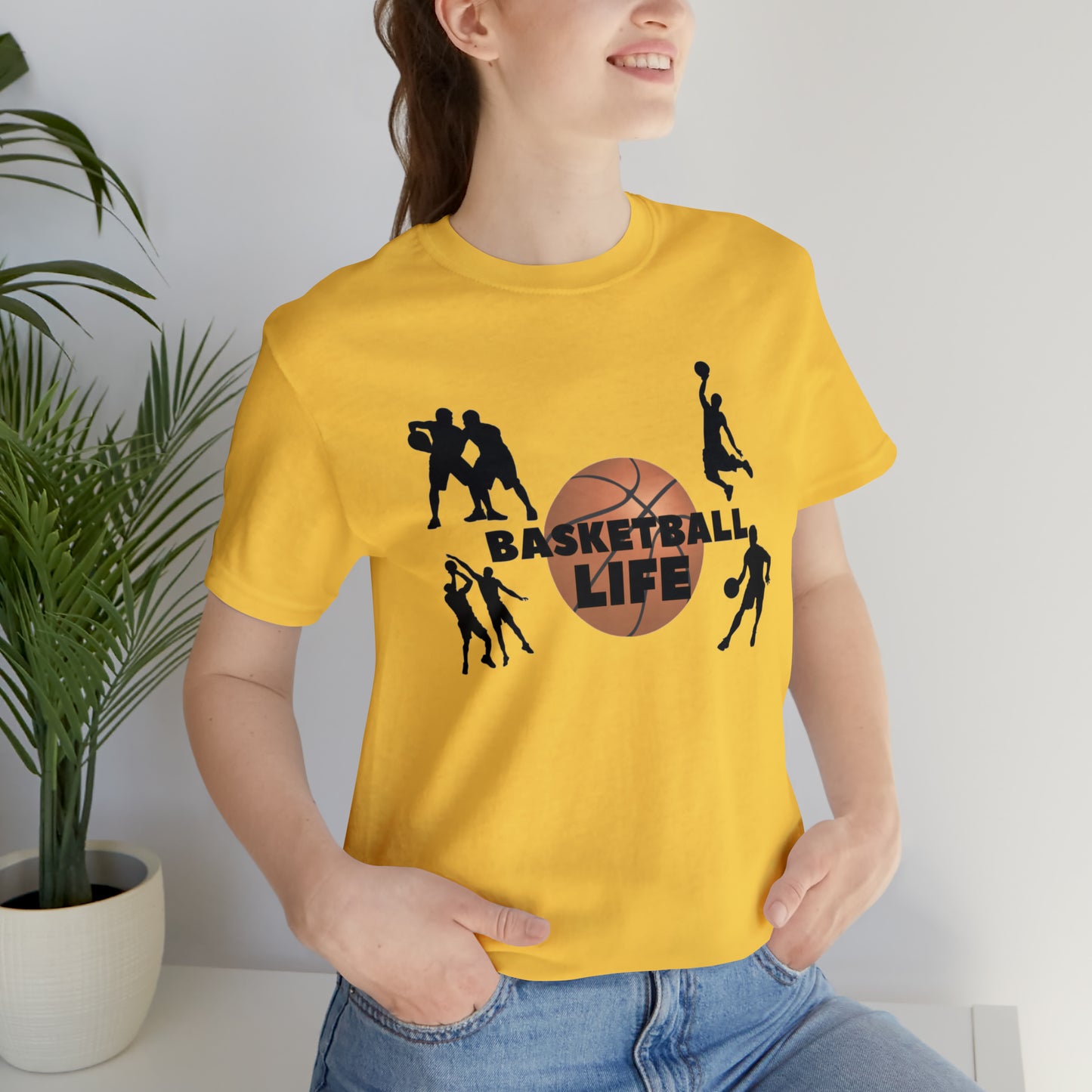 Basketball Life Unisex Jersey Short Sleeve Tee