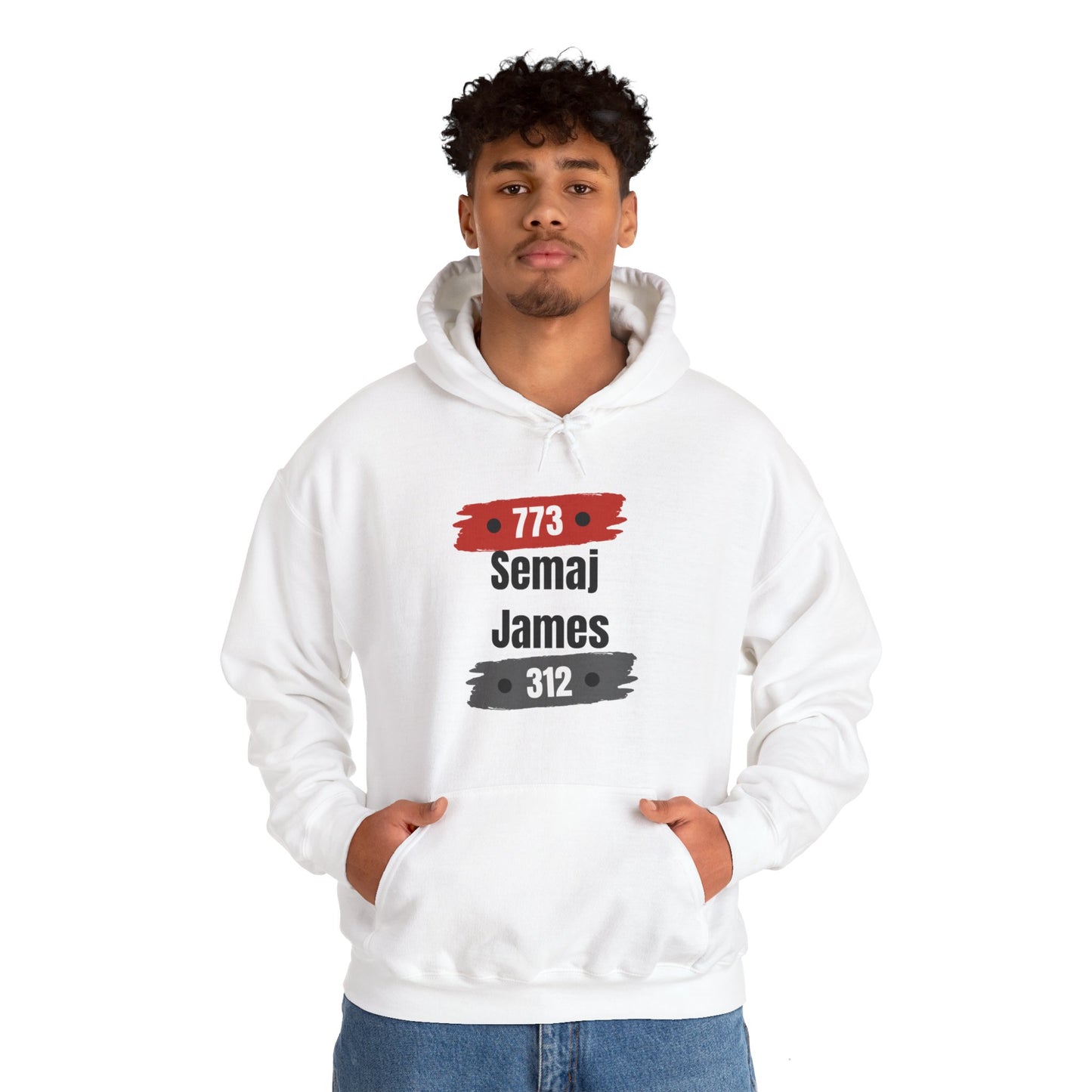 Semaj James 773/313 Unisex Heavy Blend™ Hooded Sweatshirt