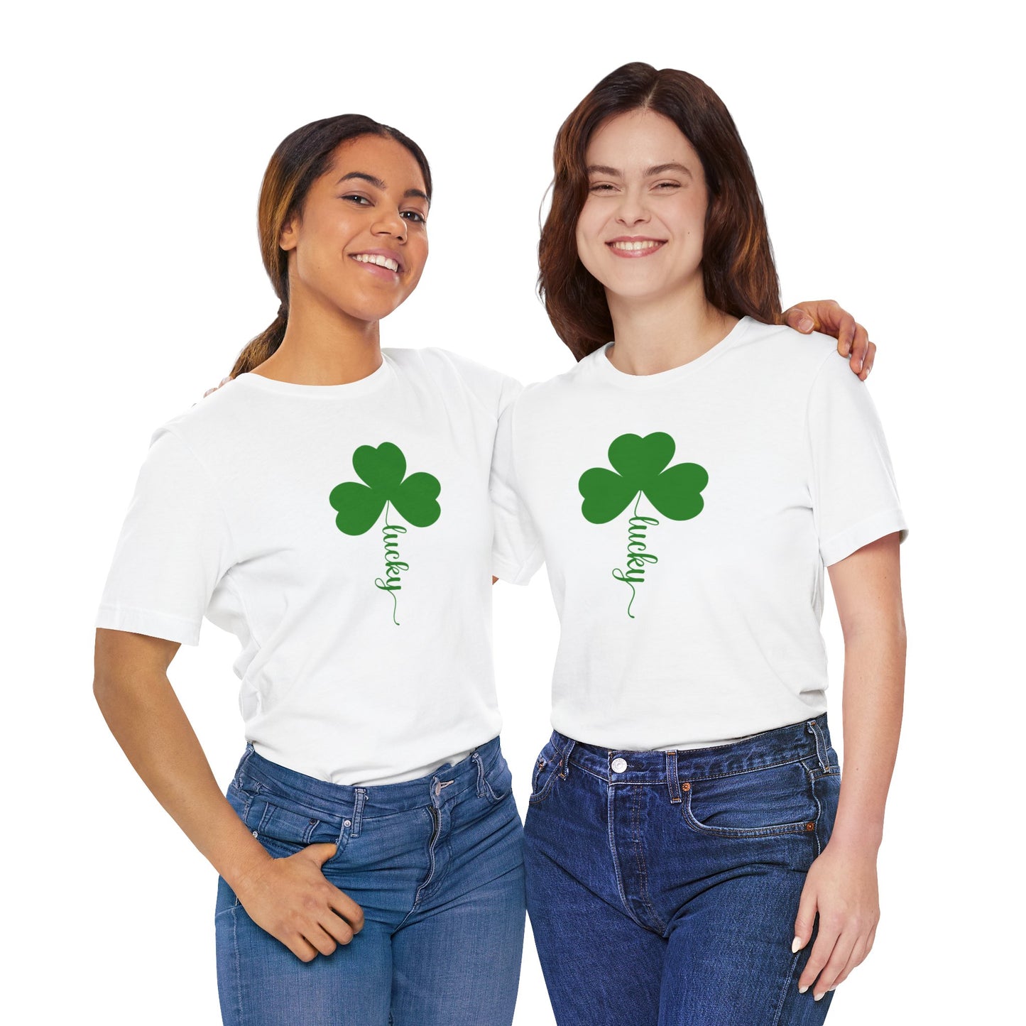 Clover/ Lucky Unisex Jersey Short Sleeve Tee