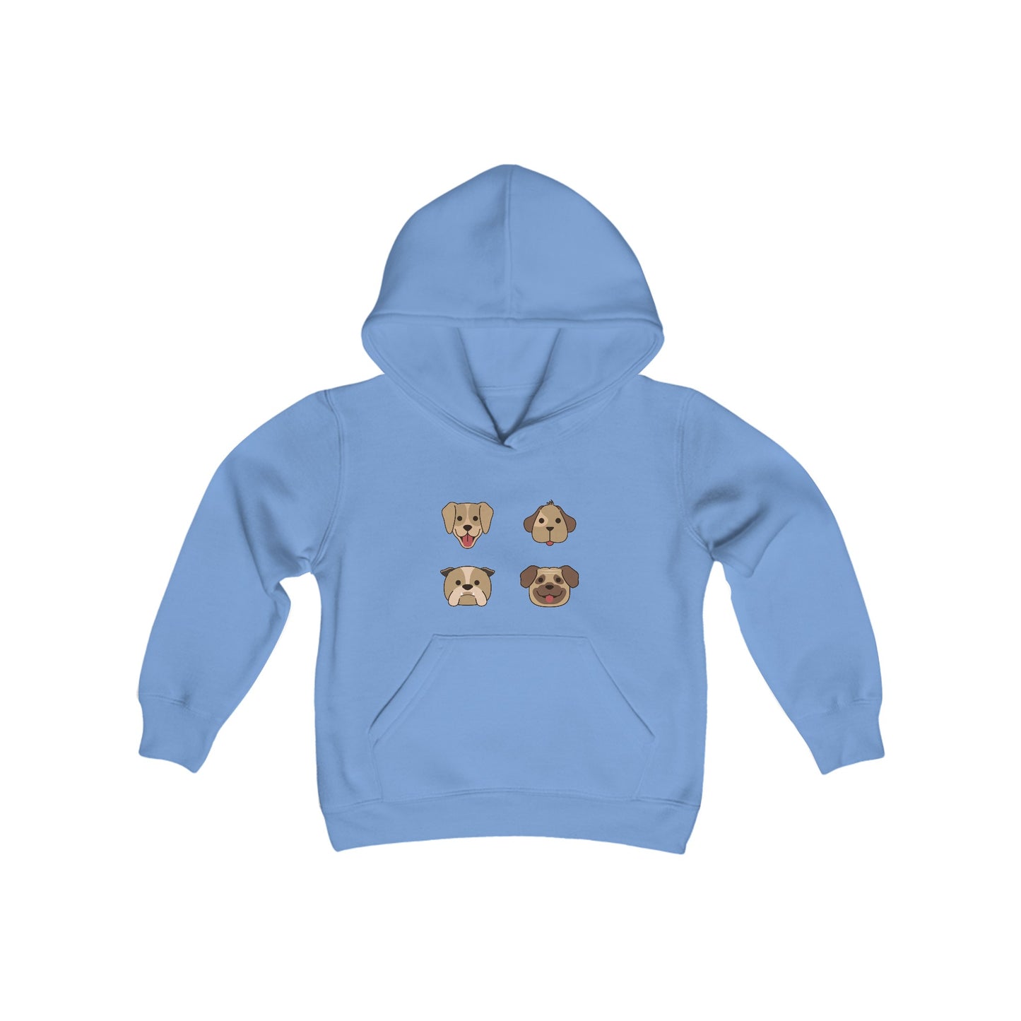 Kids Puppy Heavy Blend Hooded Sweatshirt