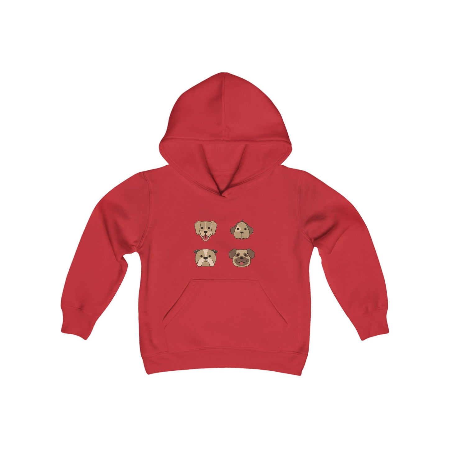 Kids Puppy Heavy Blend Hooded Sweatshirt