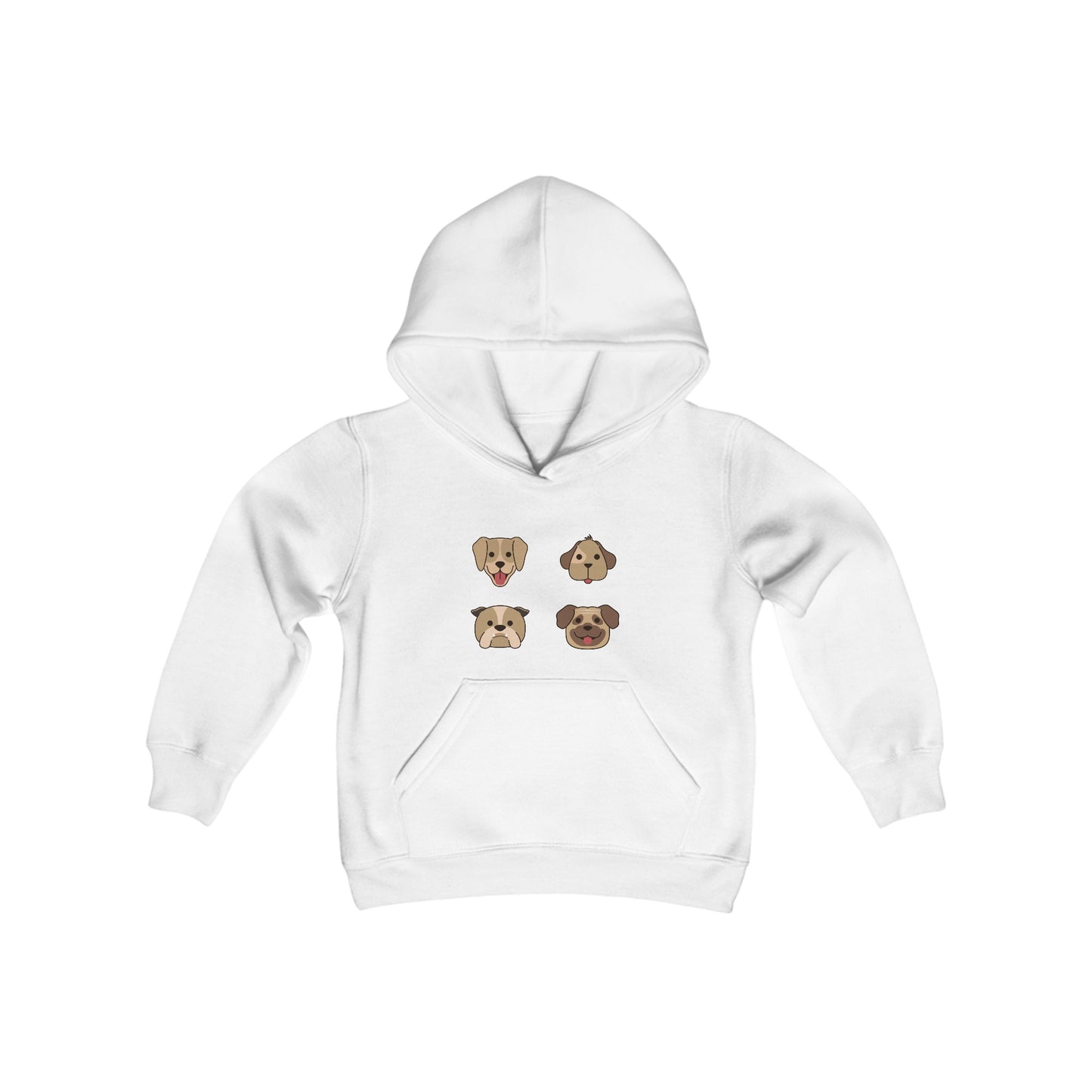 Kids Puppy Heavy Blend Hooded Sweatshirt