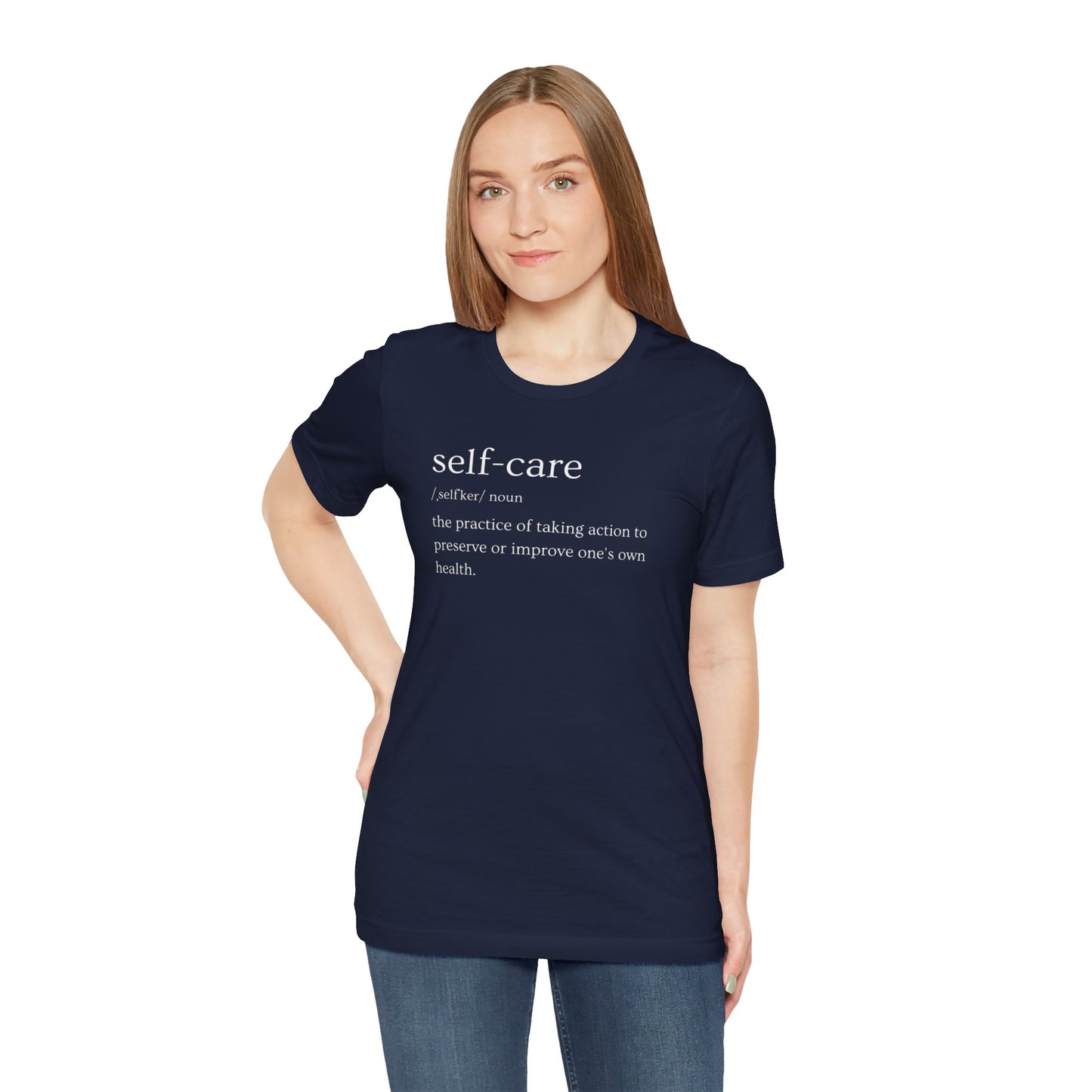 Self-Care Unisex Jersey Short Sleeve Tee