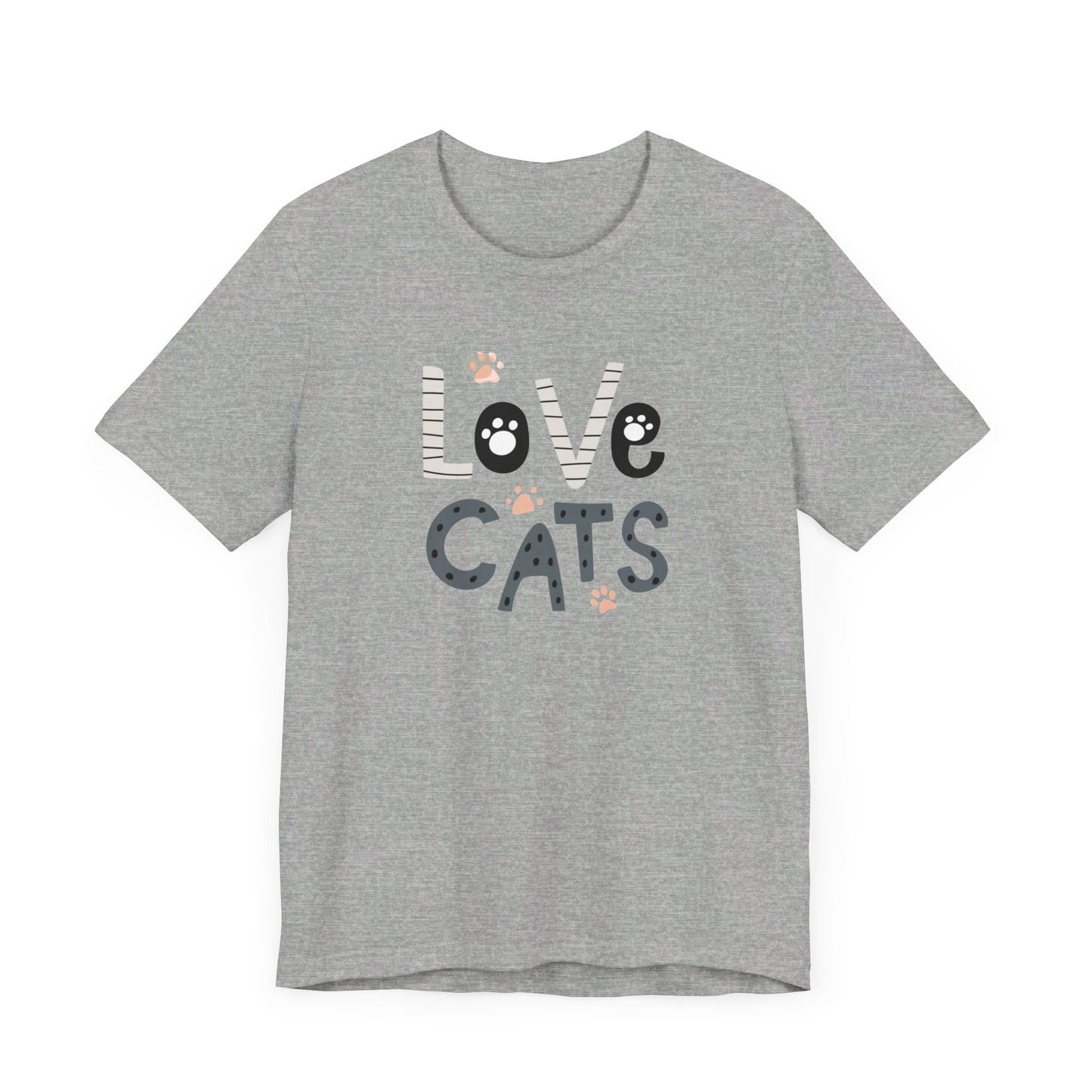 Love Cats Unisex Jersey Short Sleeve Tee