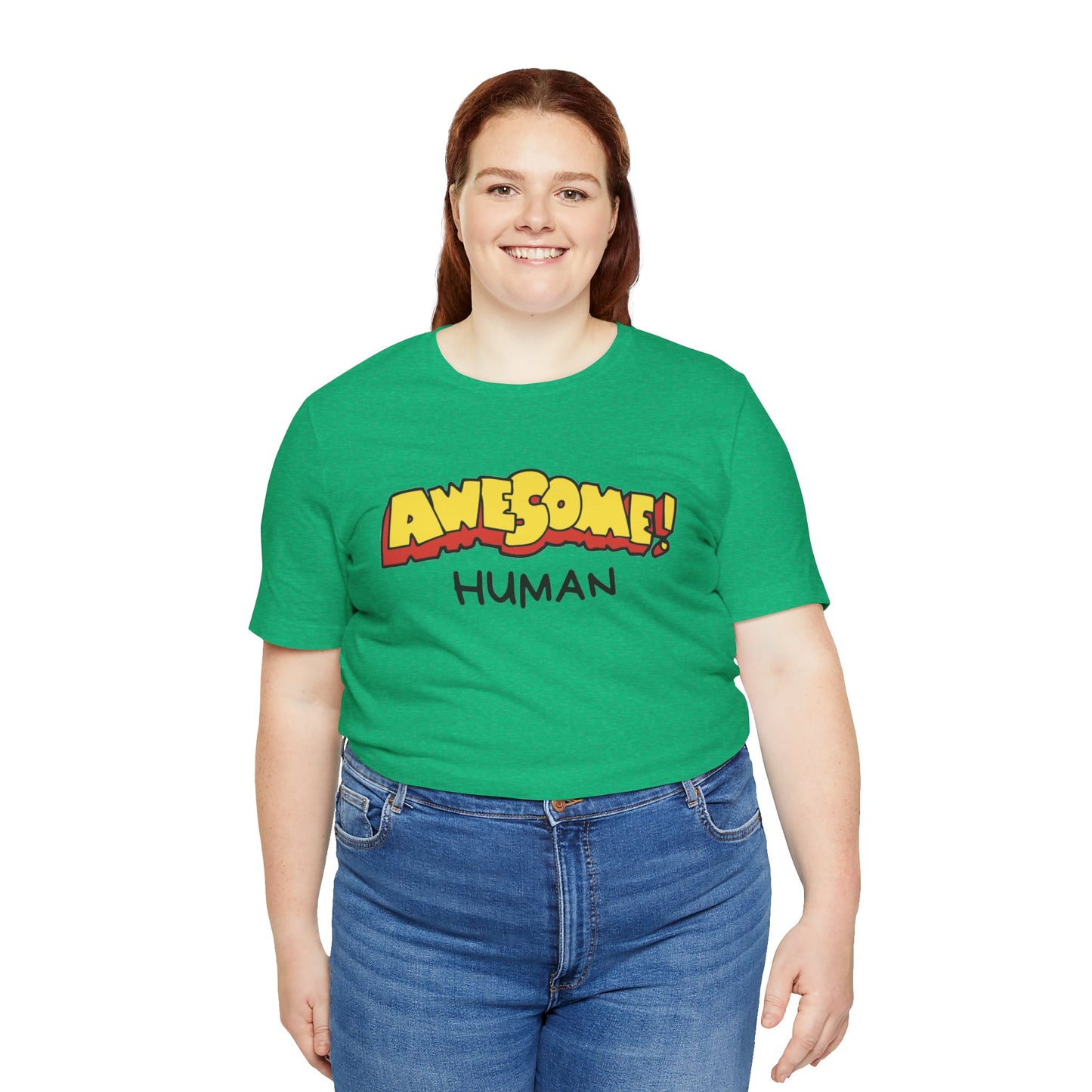 Awesome Human Unisex Jersey Short Sleeve Tee