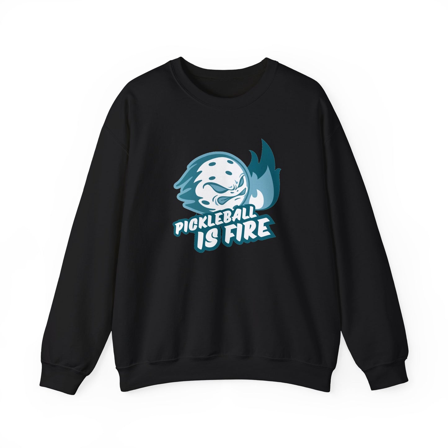 Pickleball is Fire Unisex Heavy Blend™ Crewneck Sweatshirt