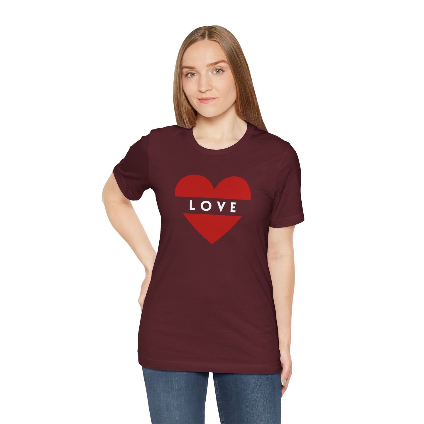 Love Unisex Jersey Short Sleeve Tee