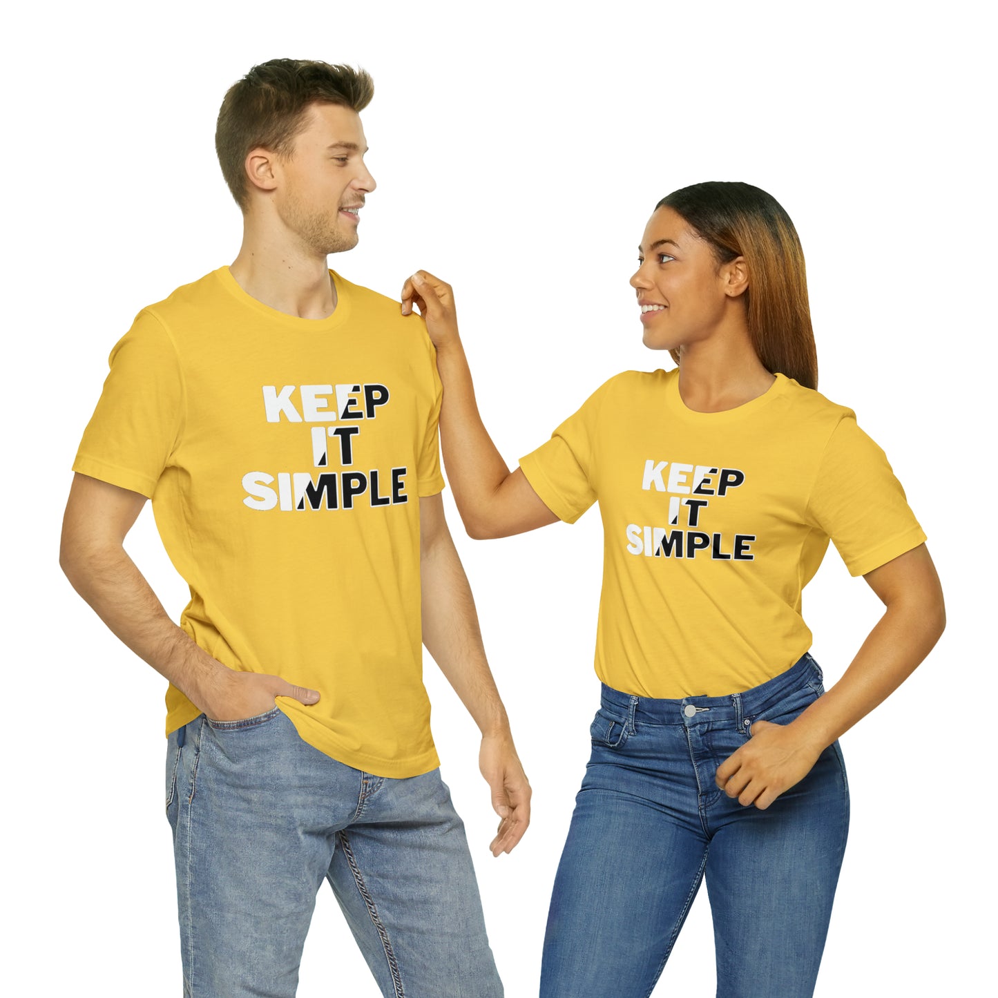 Keep It Simple Unisex Jersey Short Sleeve Tee