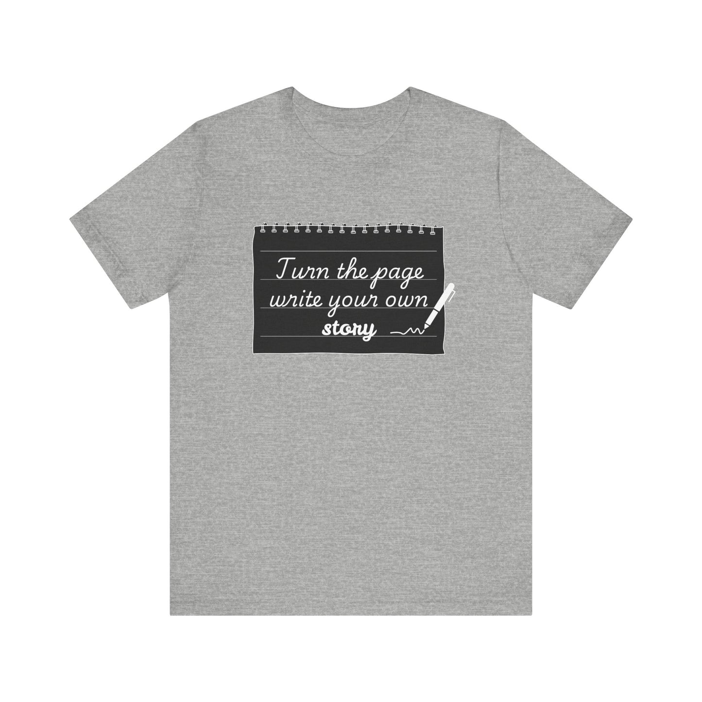 Turn the Page And Write Your Story Unisex Softstyle T-Shirt