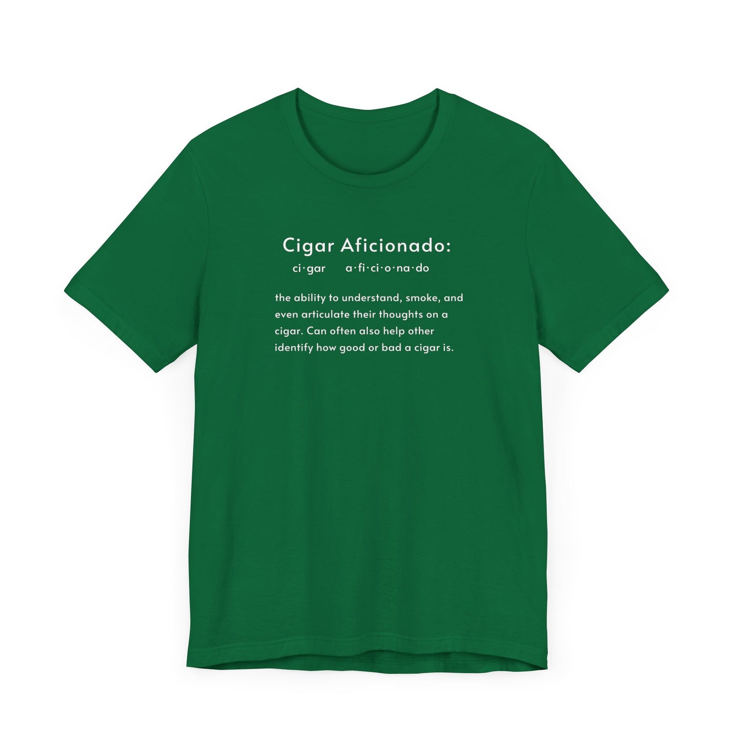 Cigar Aficionado Unisex Jersey Short Sleeve Tee