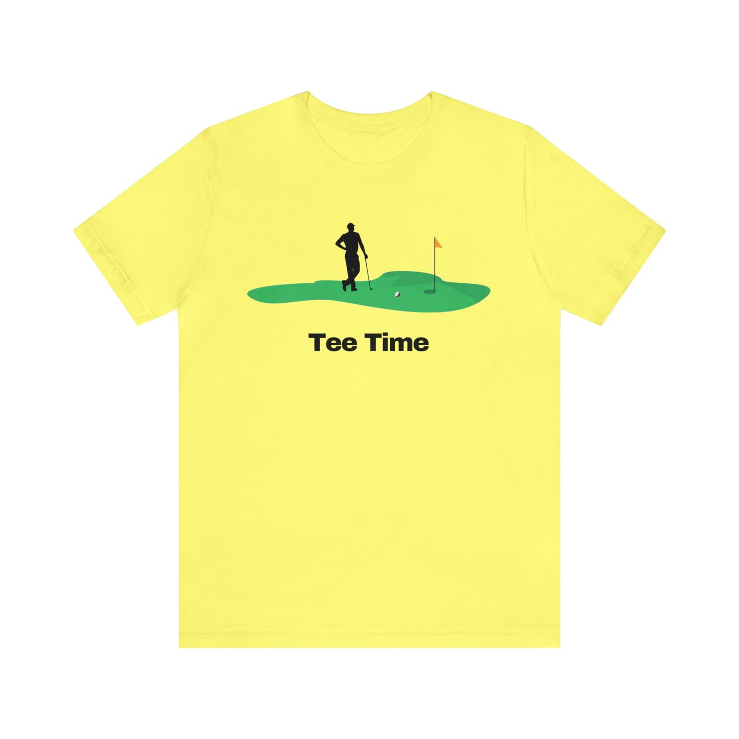 Golf/ Tee Time Unisex Jersey Short Sleeve Tee