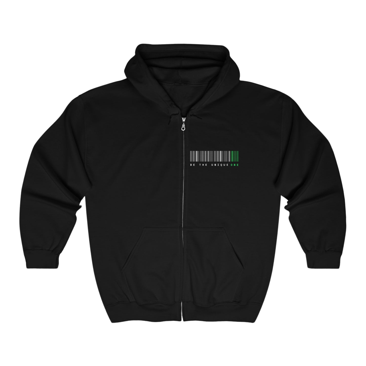 Be The Unique One Unisex Heavy Blend™ Full Zip Hooded Sweatshirt