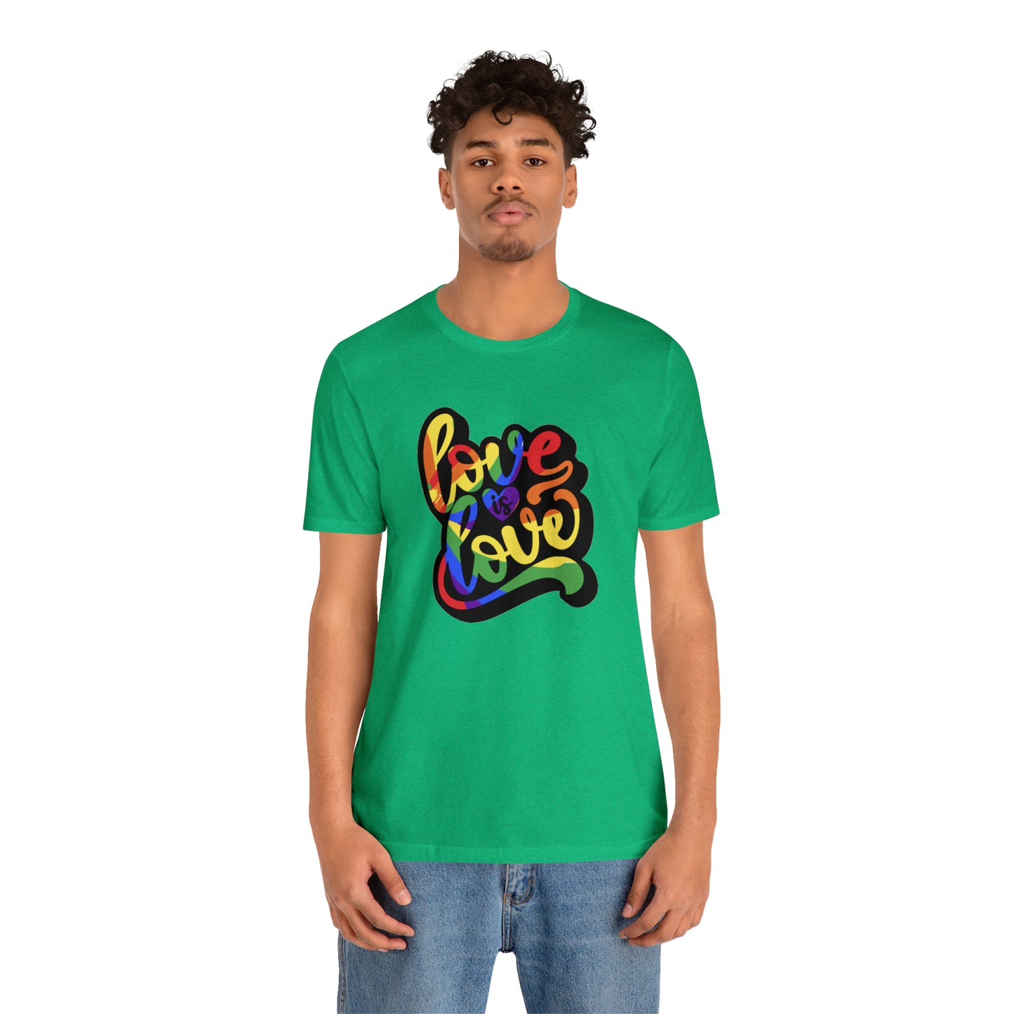 Love Is Love Unisex Jersey Short Sleeve Tee