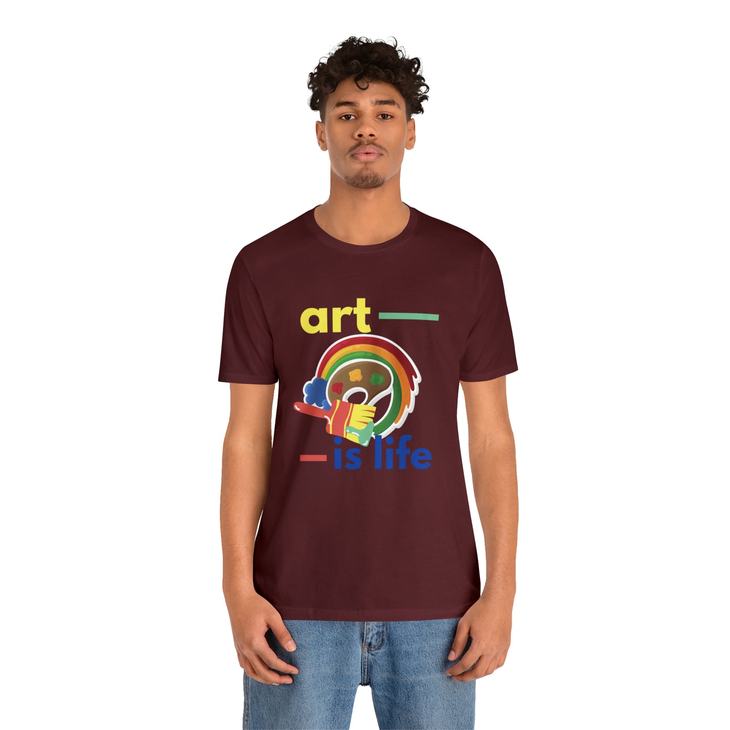 Life Is Art Unisex Jersey Short Sleeve Tee