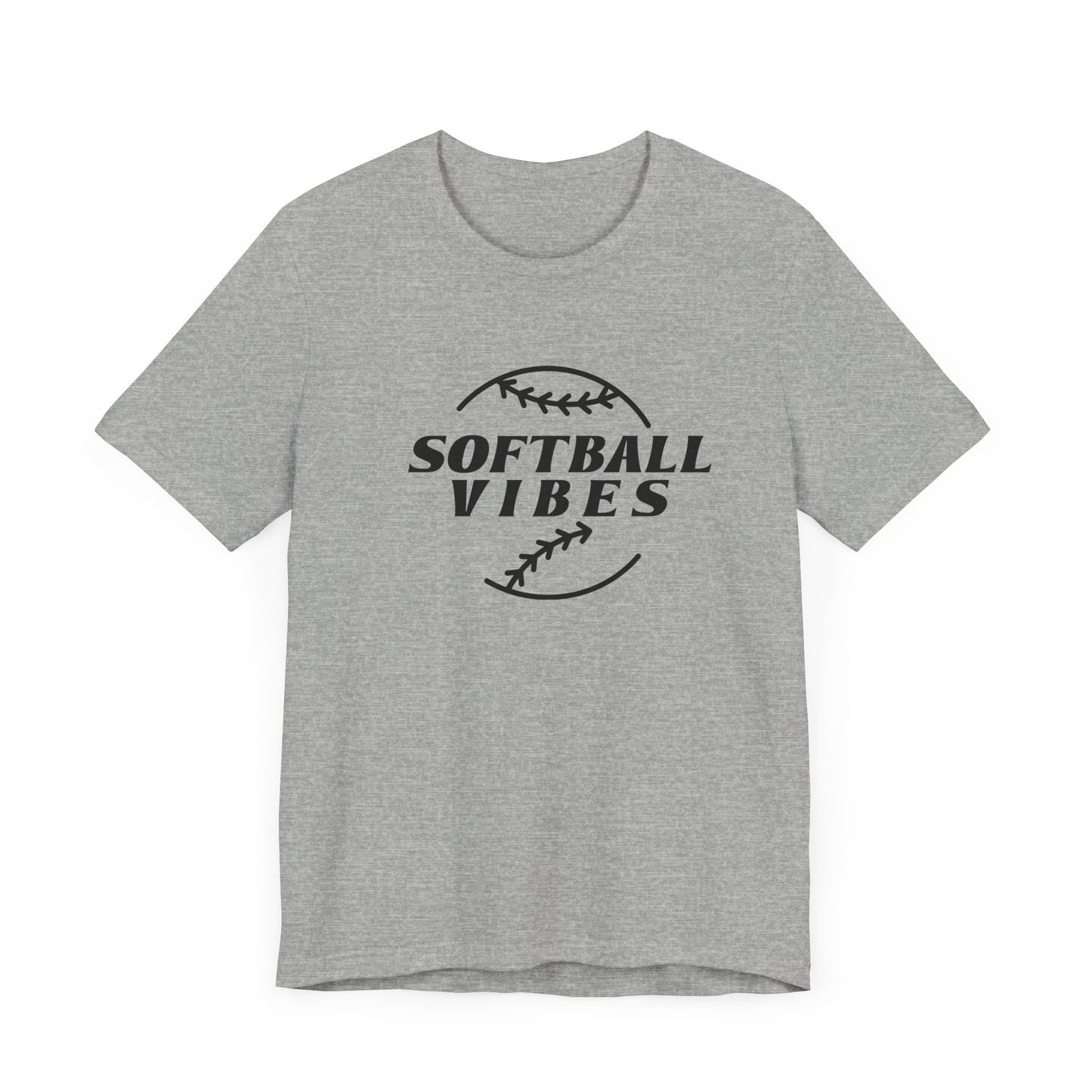 Softball Vibes Unisex Jersey Short Sleeve Tee