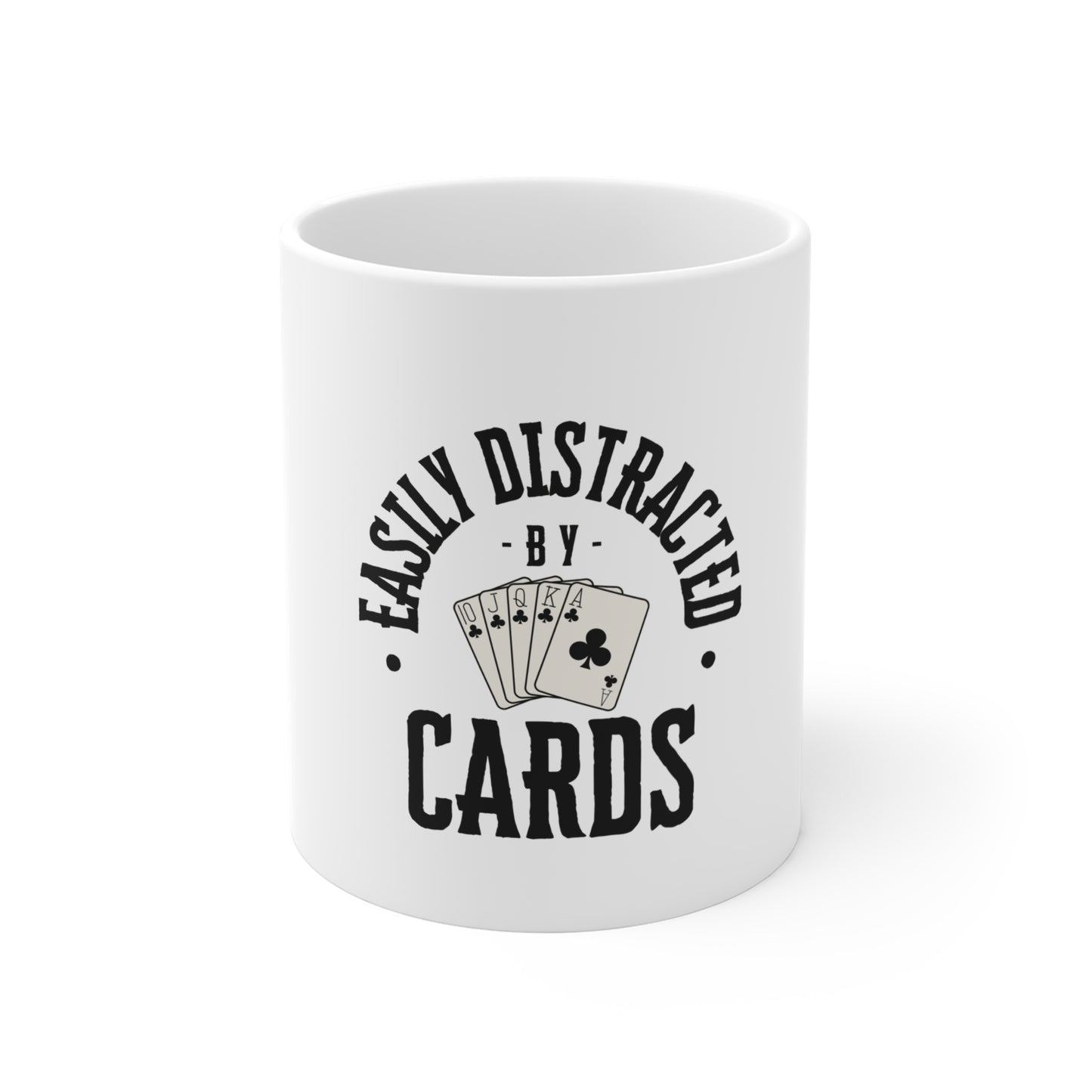 Poker/ Easily Distracted By Cards Mug 11oz