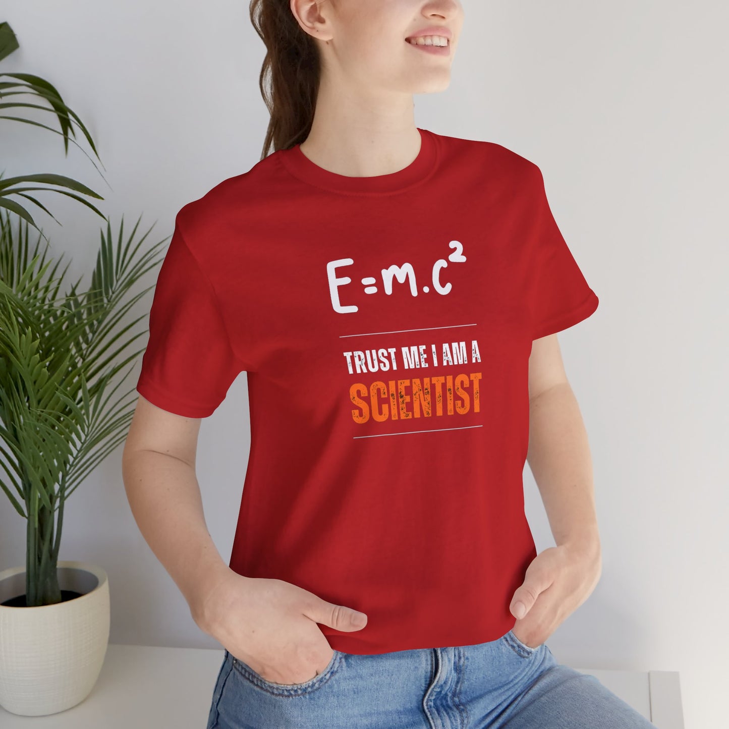 E = m.c Squared Unisex Jersey Short Sleeve Tee